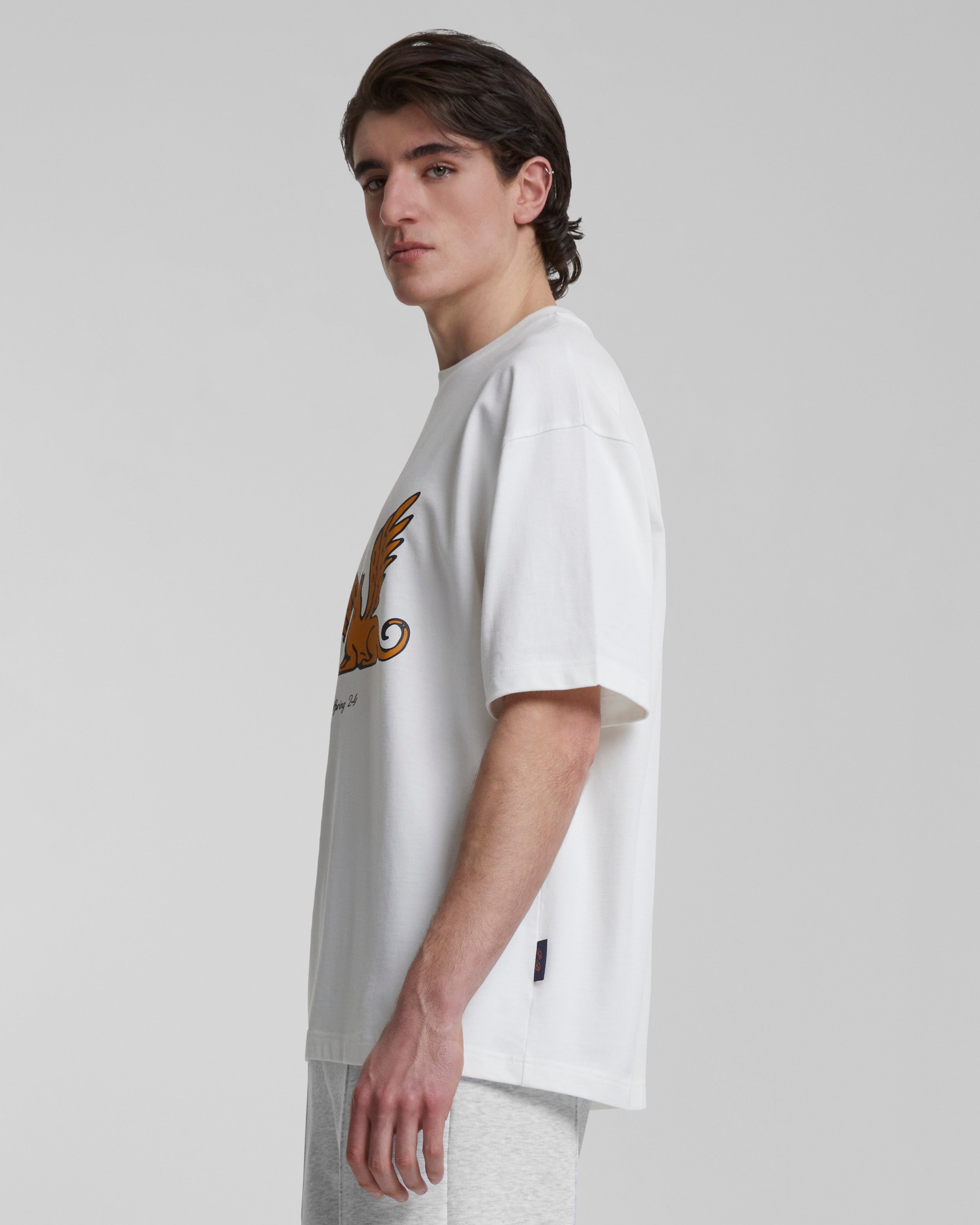 Griffin Tee Off-White