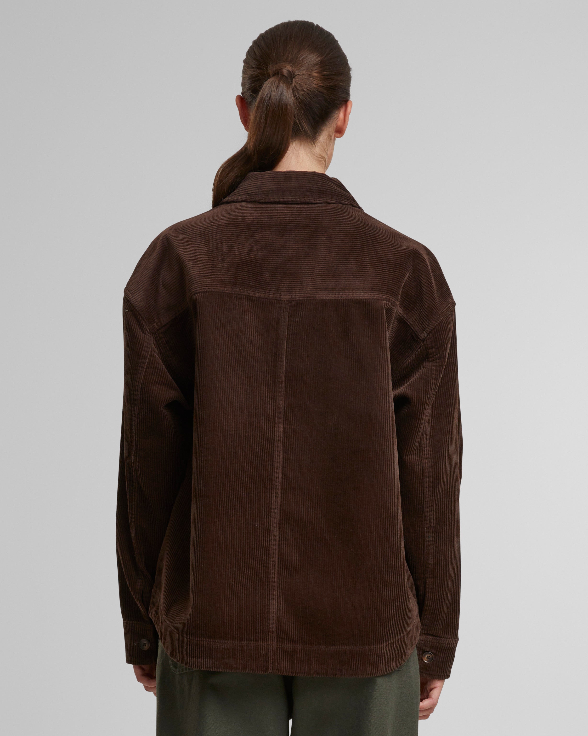 Corduroy Overshirt Brown