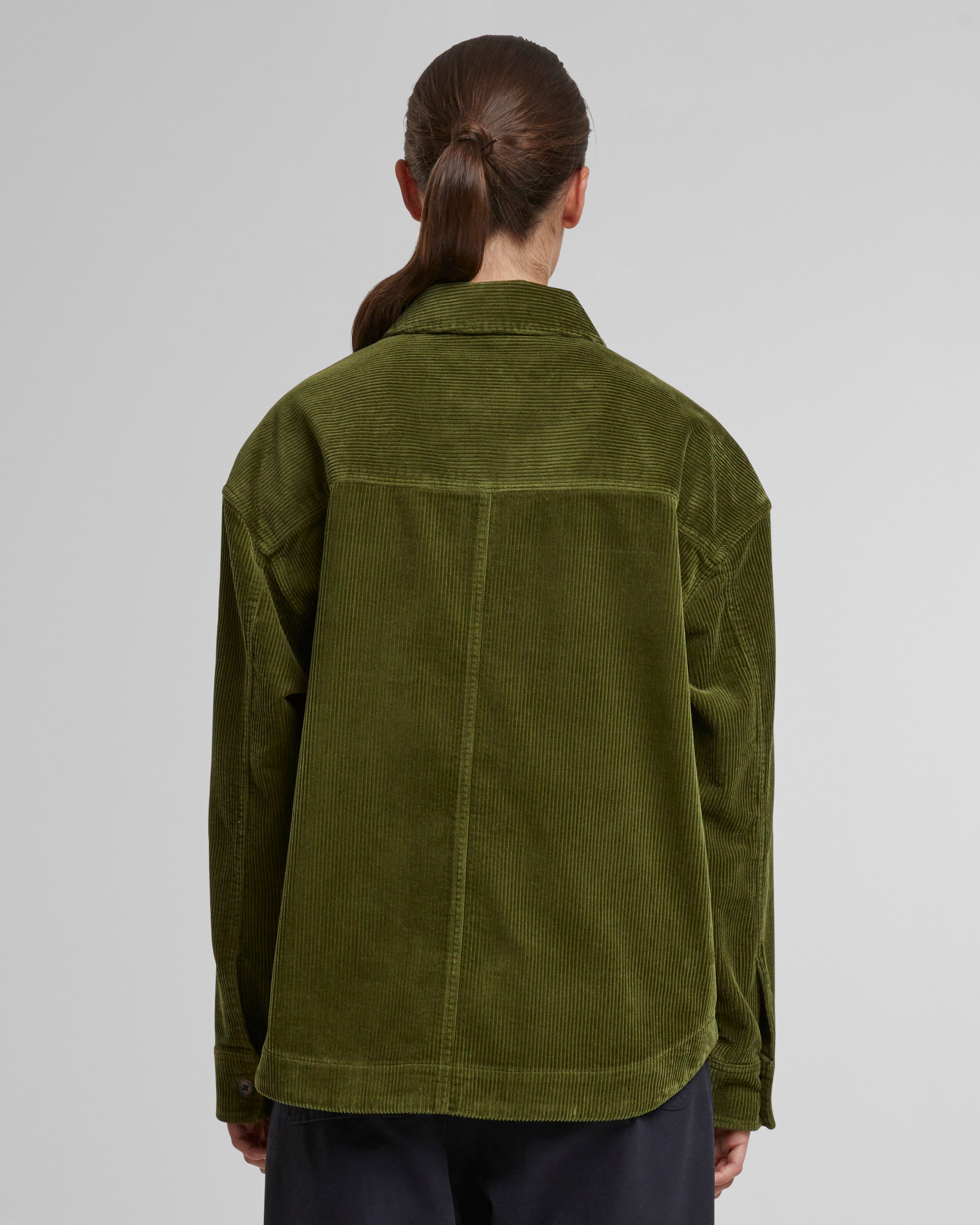 Corduroy Overshirt Green