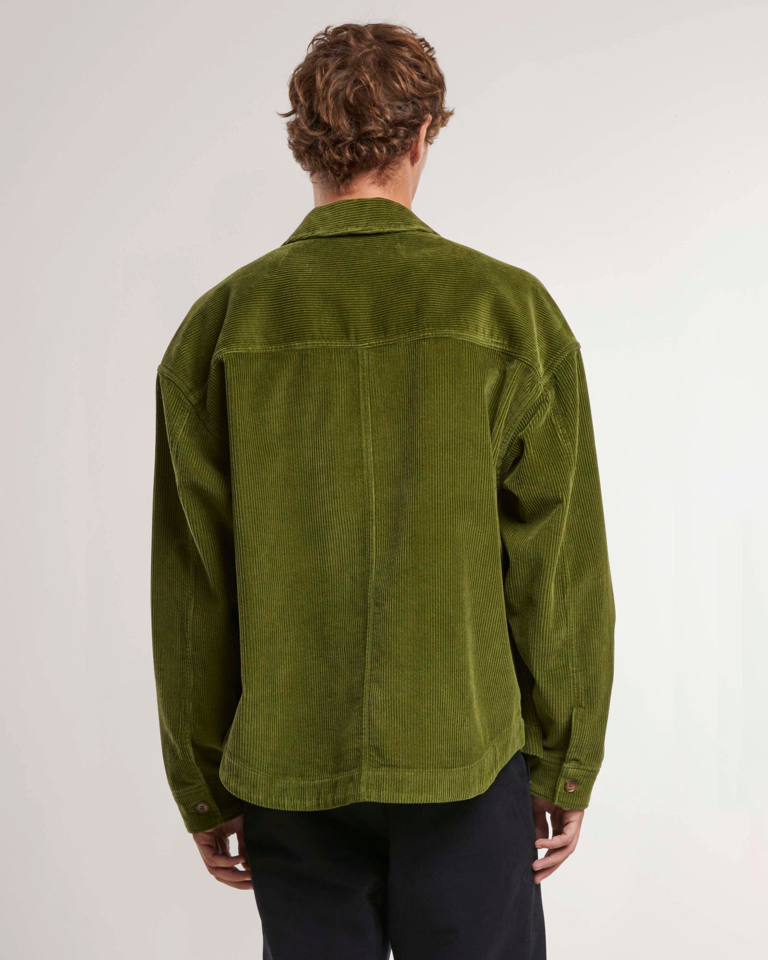 Corduroy Overshirt Green