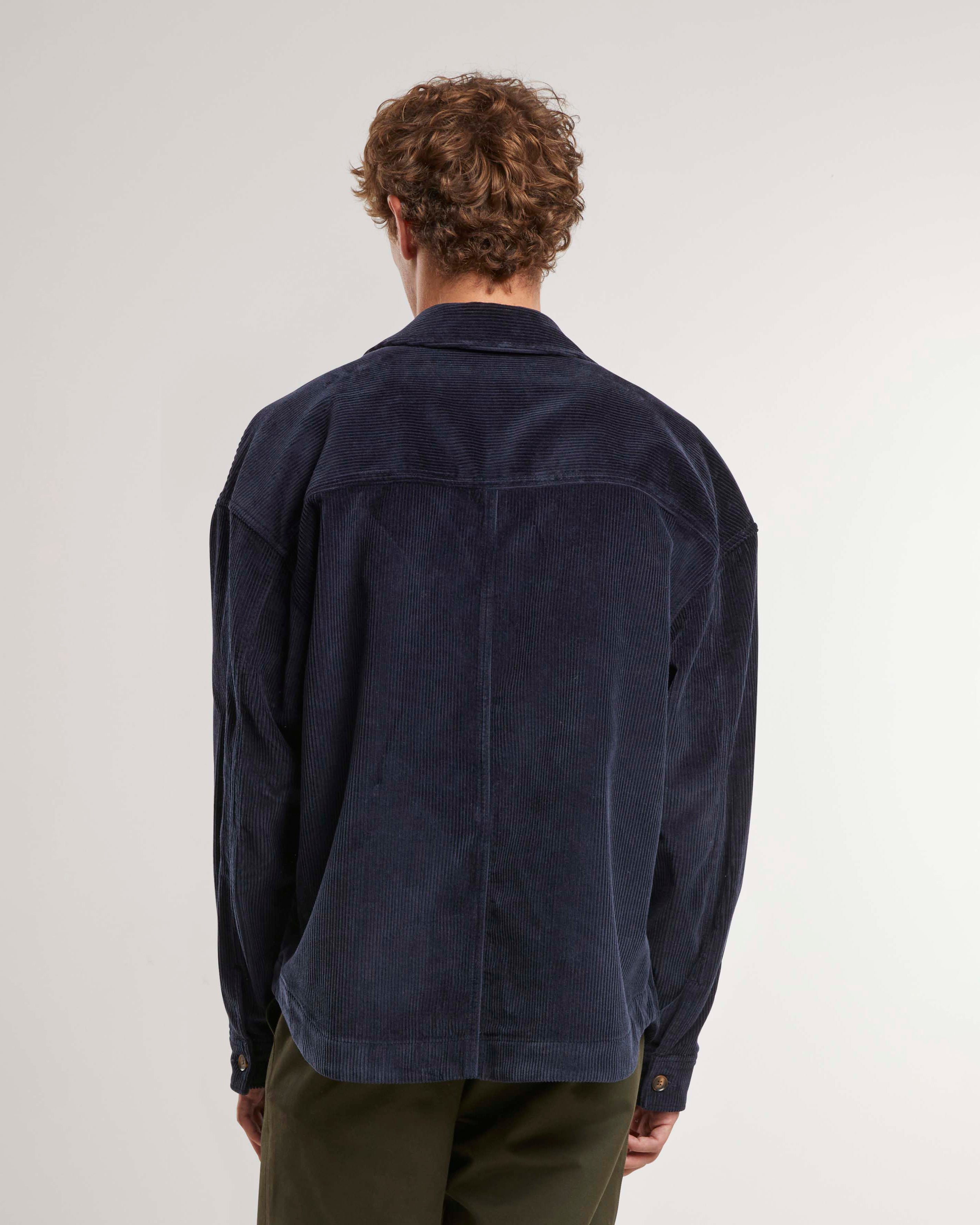 Corduroy Overshirt Navy