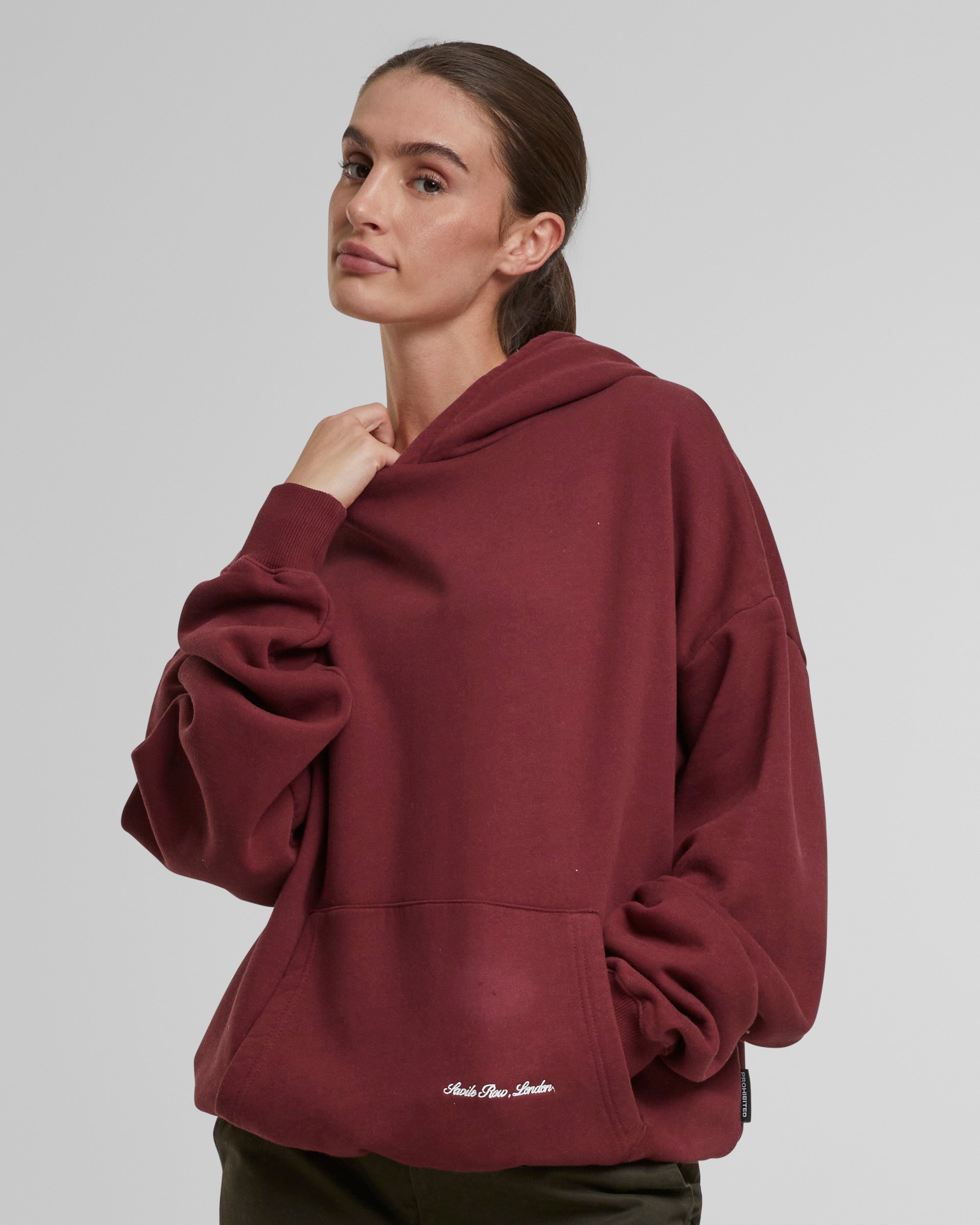 Savile Row Hoodie Bordeaux