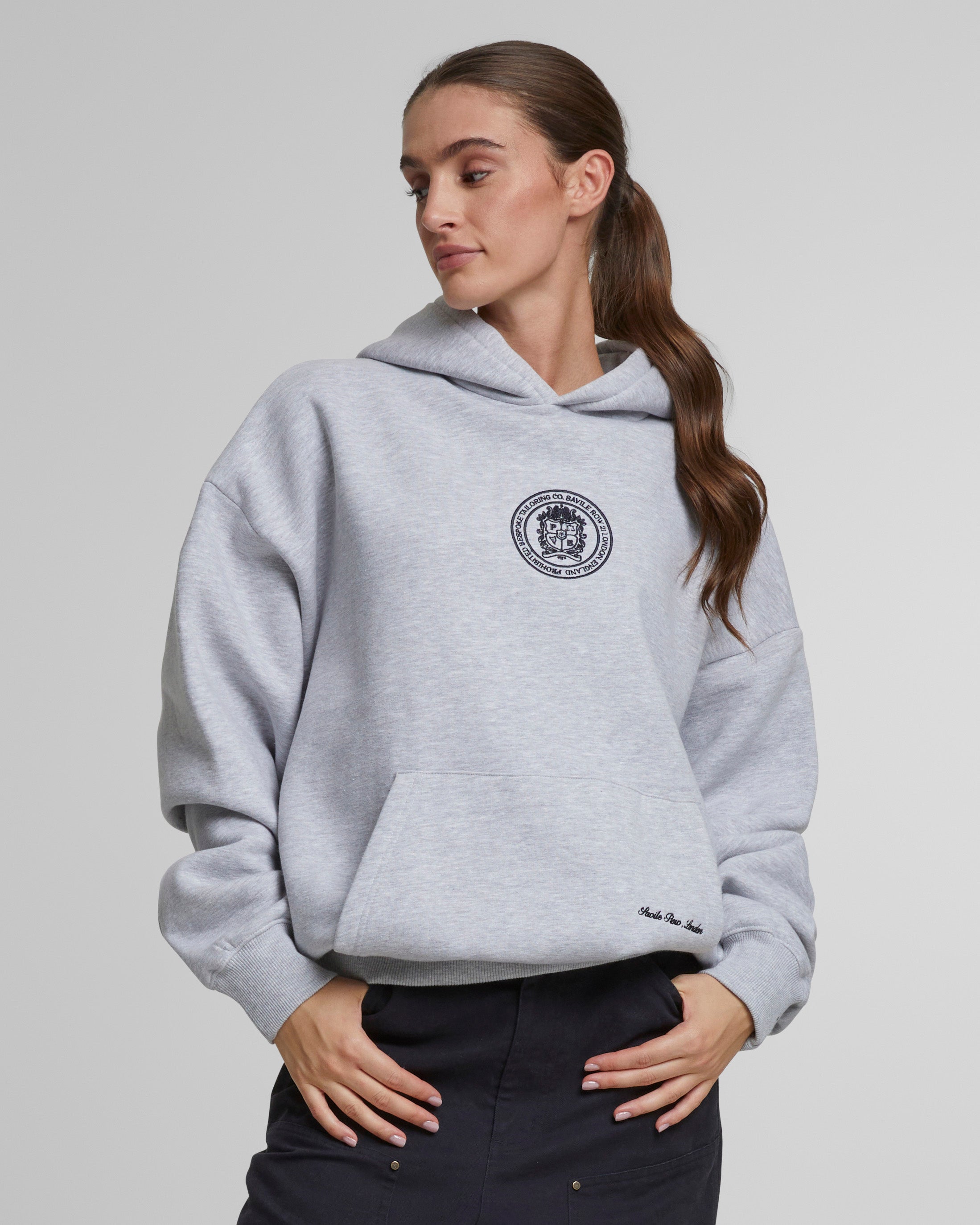 Camden Hoodie Grey Melange