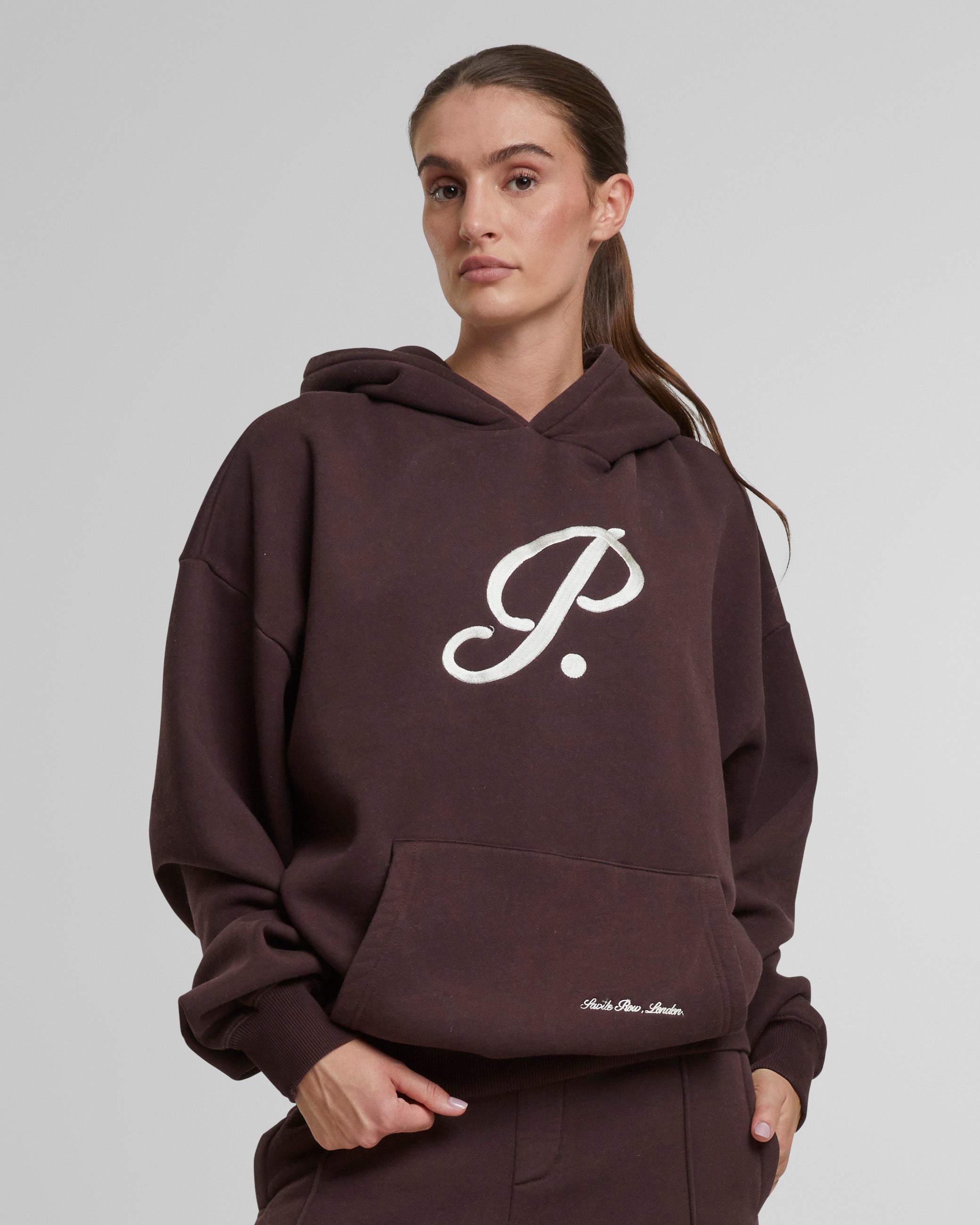 Brixton Hoodie Brown