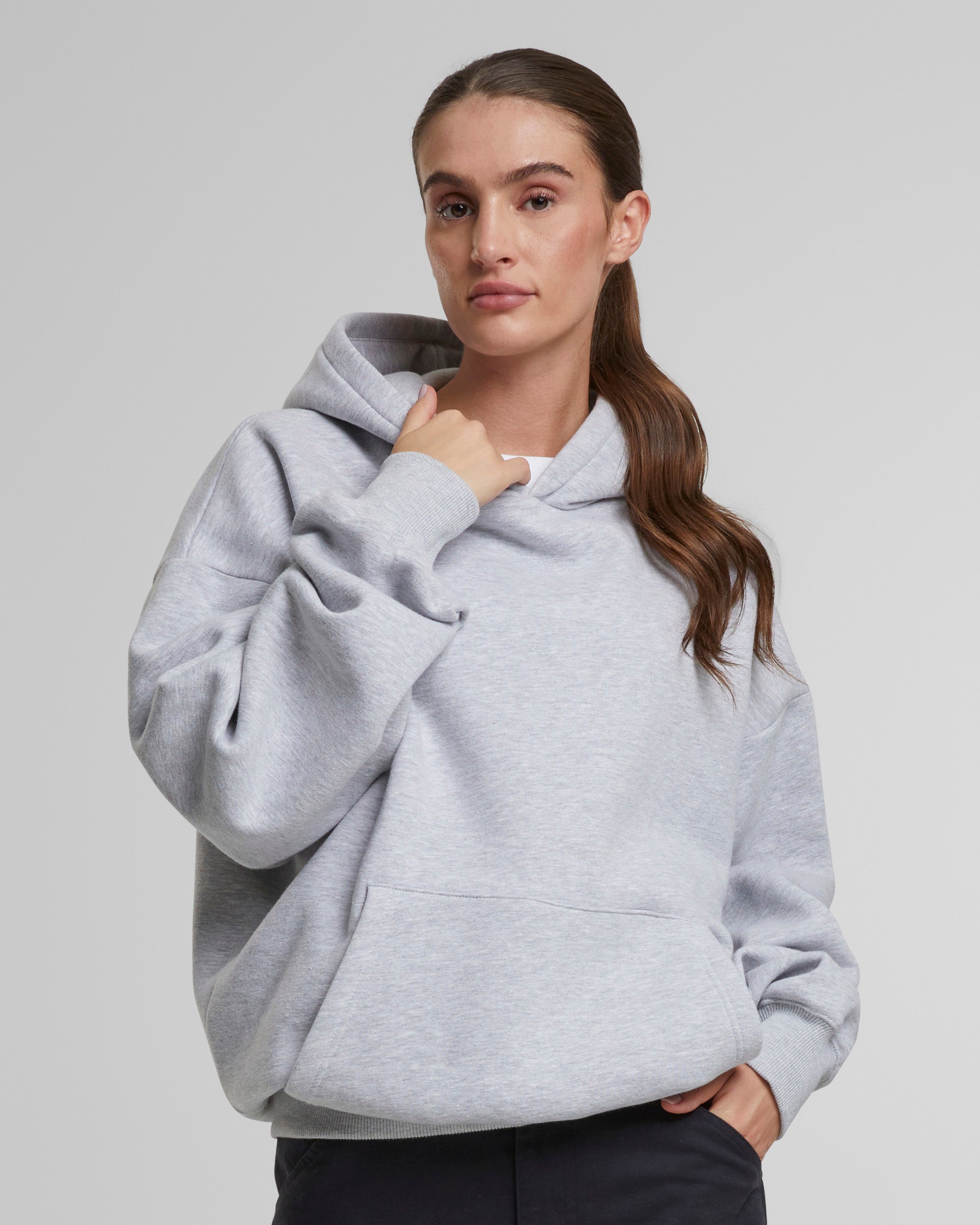 Drift Hunt Hoodie Grey Melange