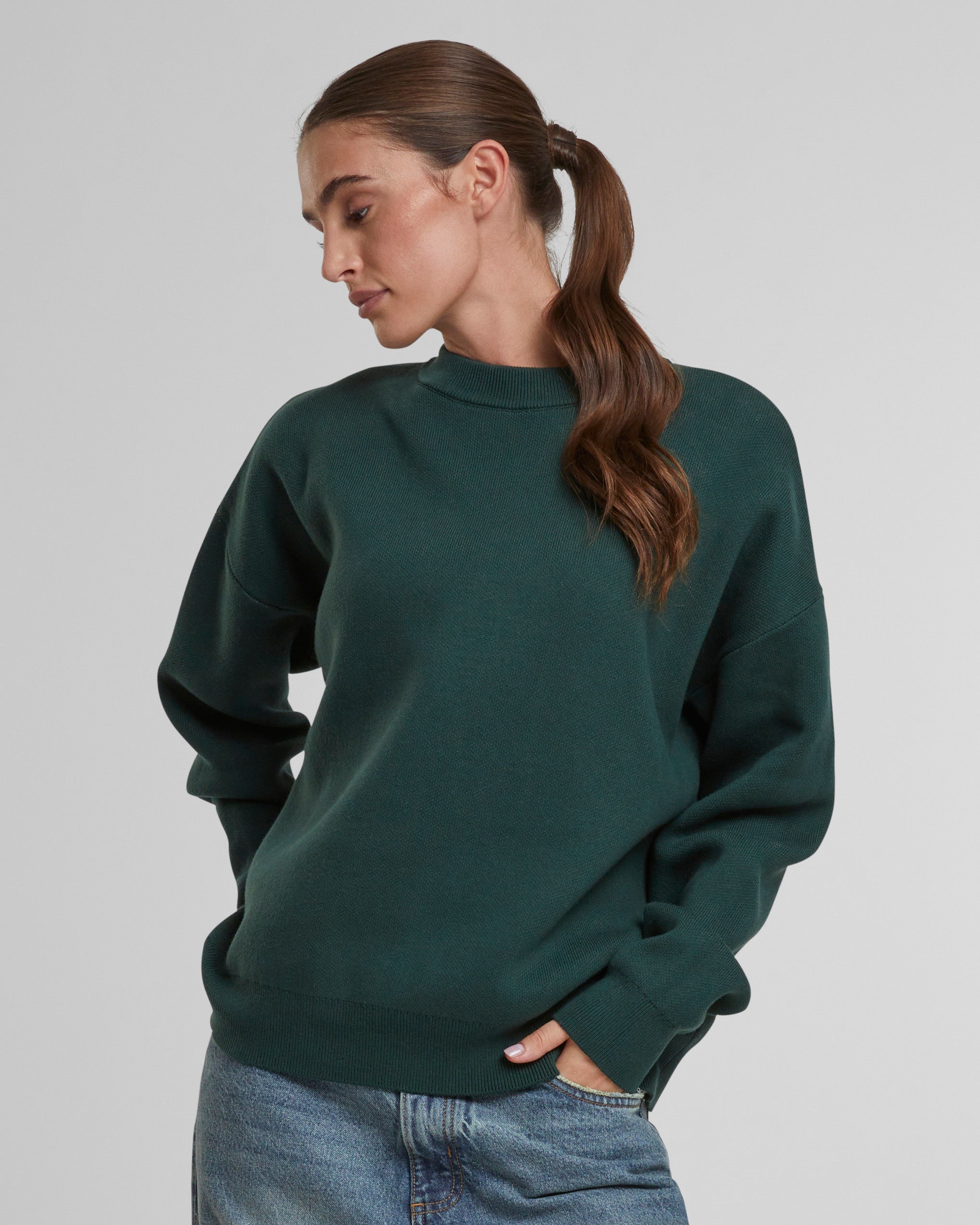 Brixton Knit Sweater Green