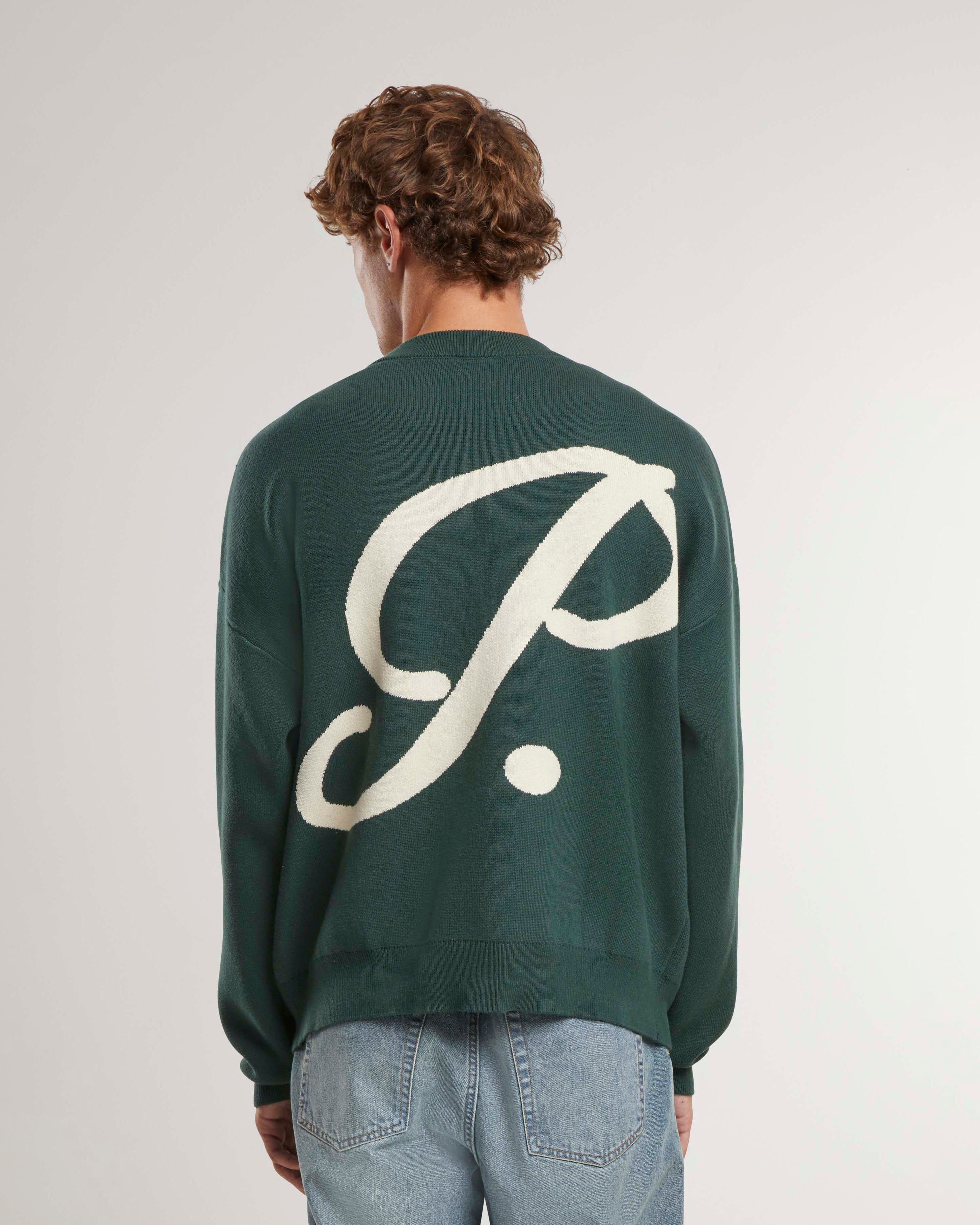 Brixton Knit Sweater Green