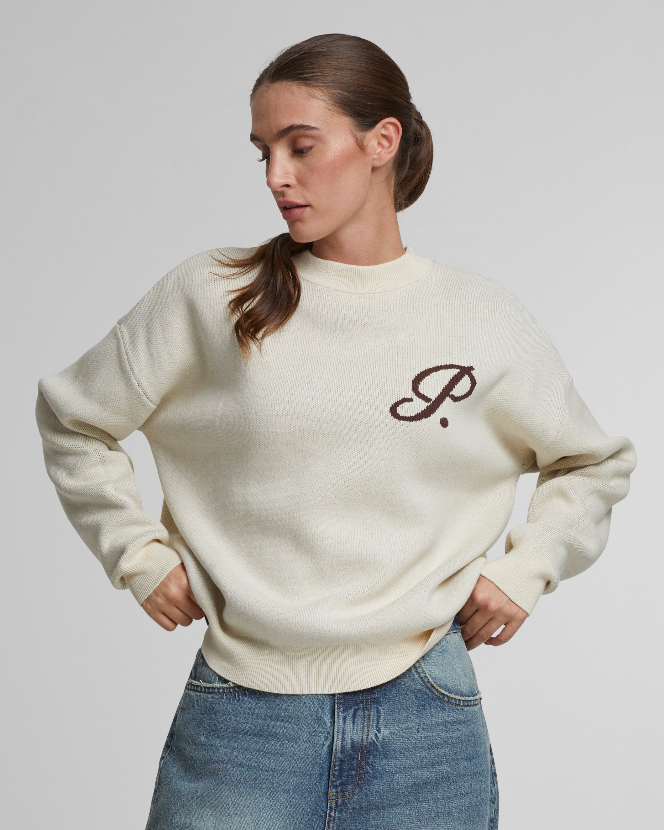 Croyden Knit Sweater Cream