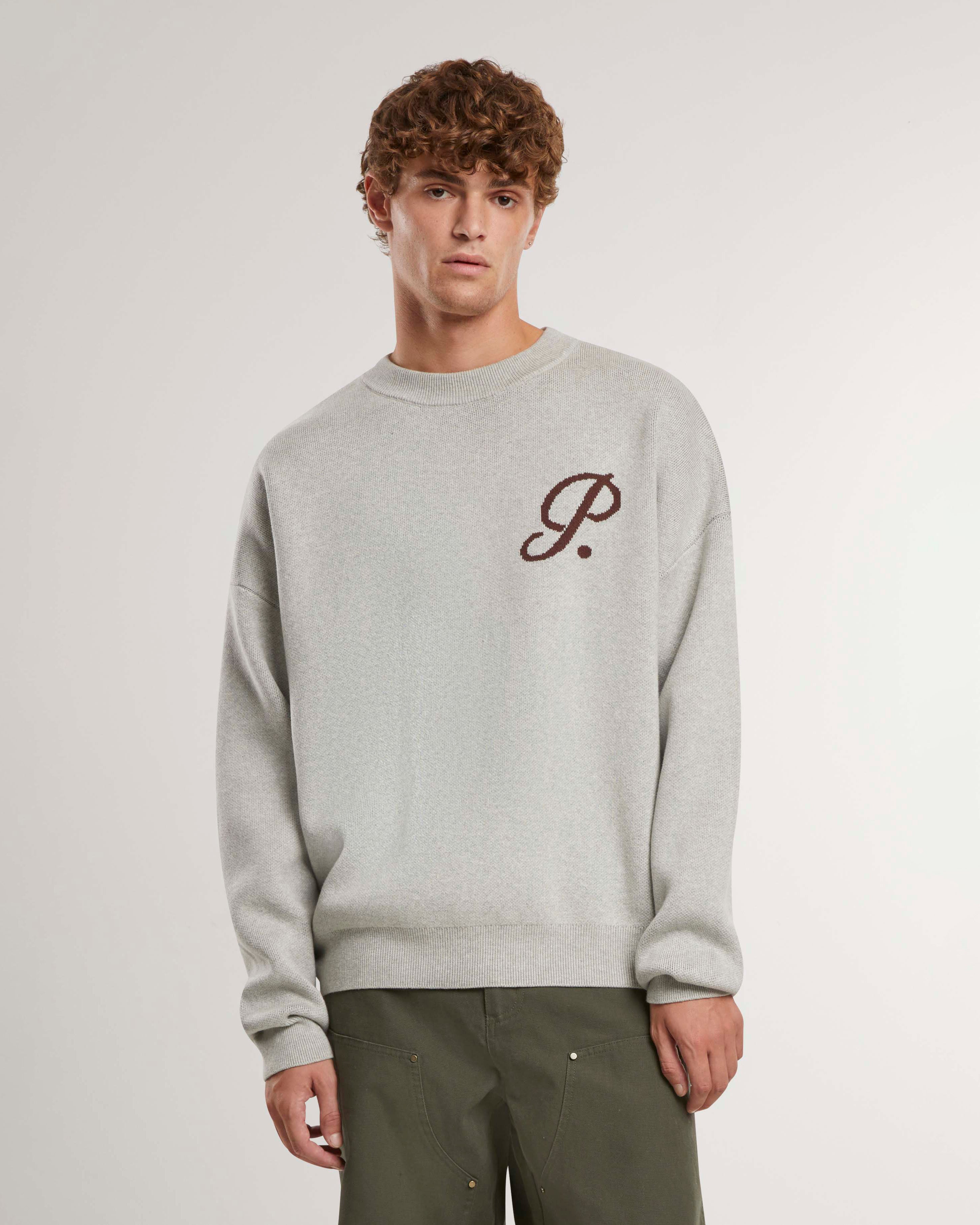 Croyden Knit Sweater Grey