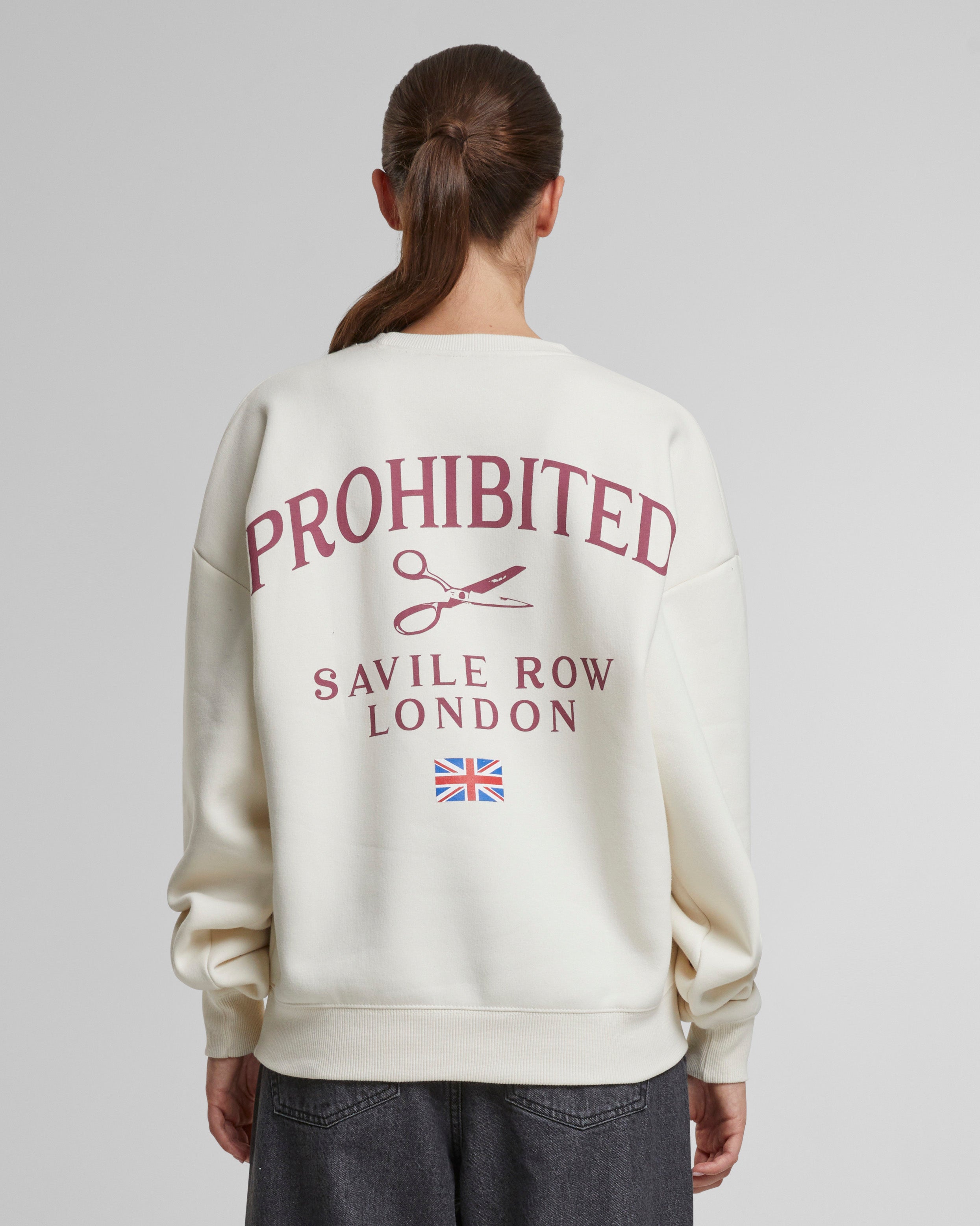 Savile Row Crew Neck Cream