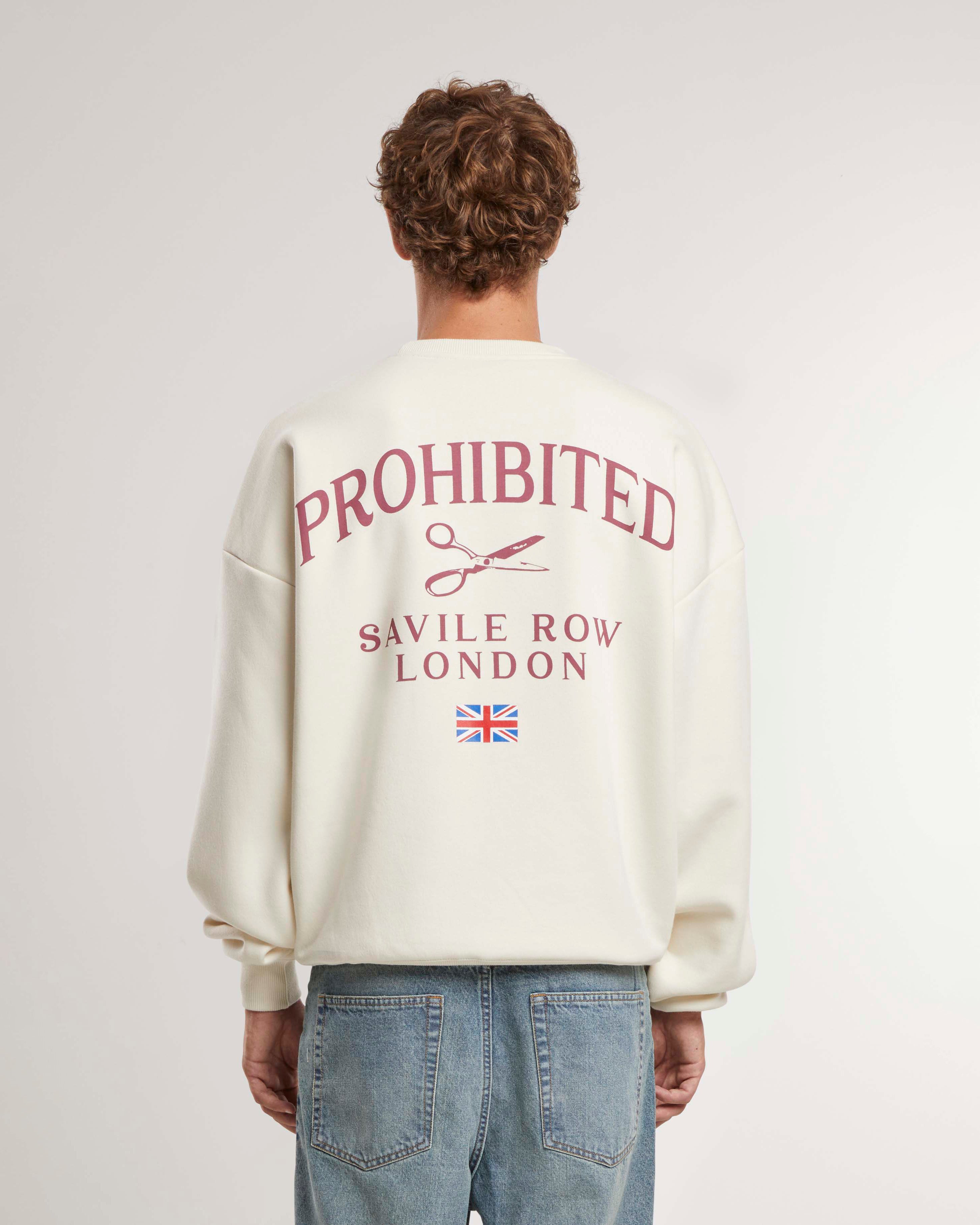 Savile Row Crew Neck Cream