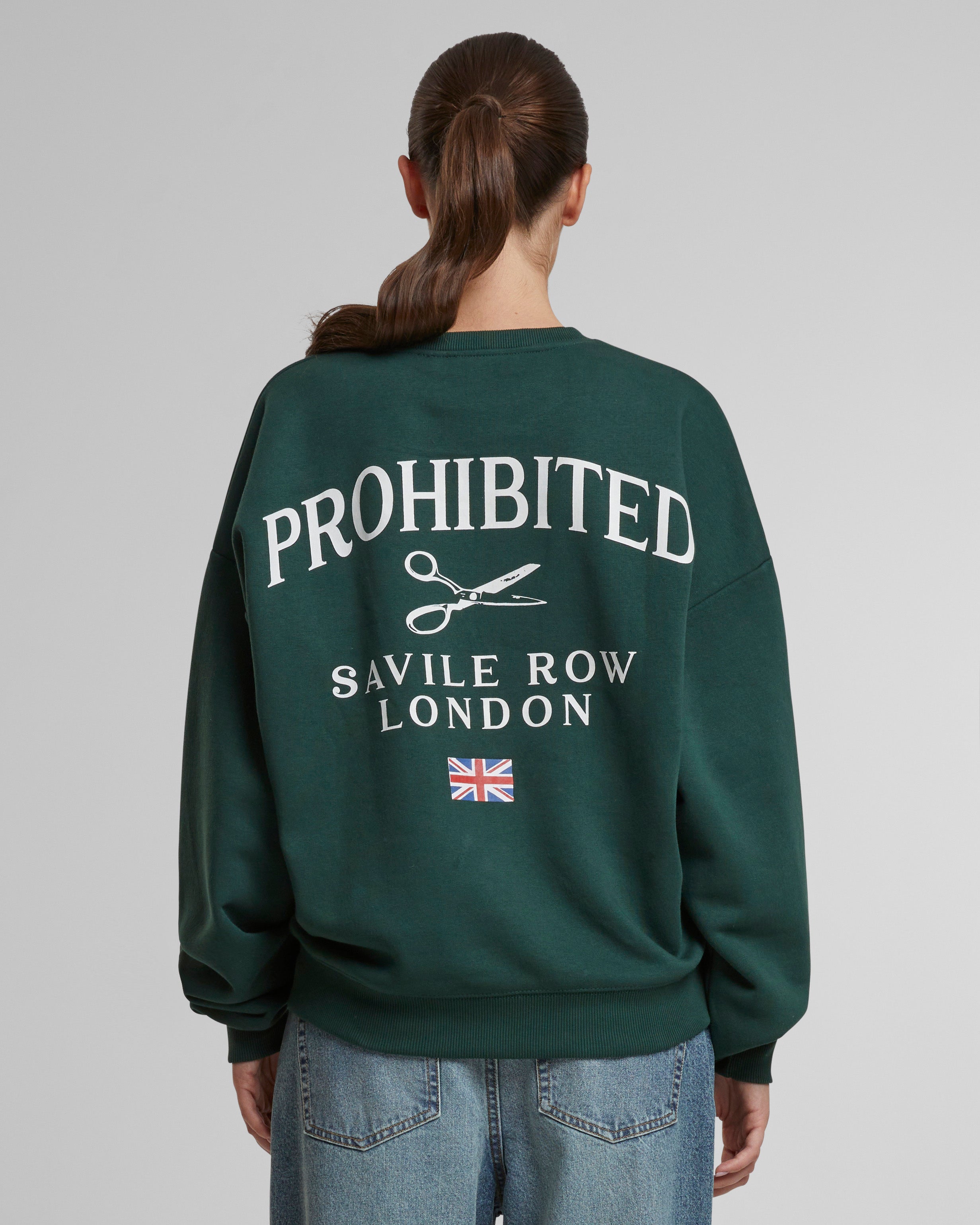 Savile Row Crew Neck British Racing Green