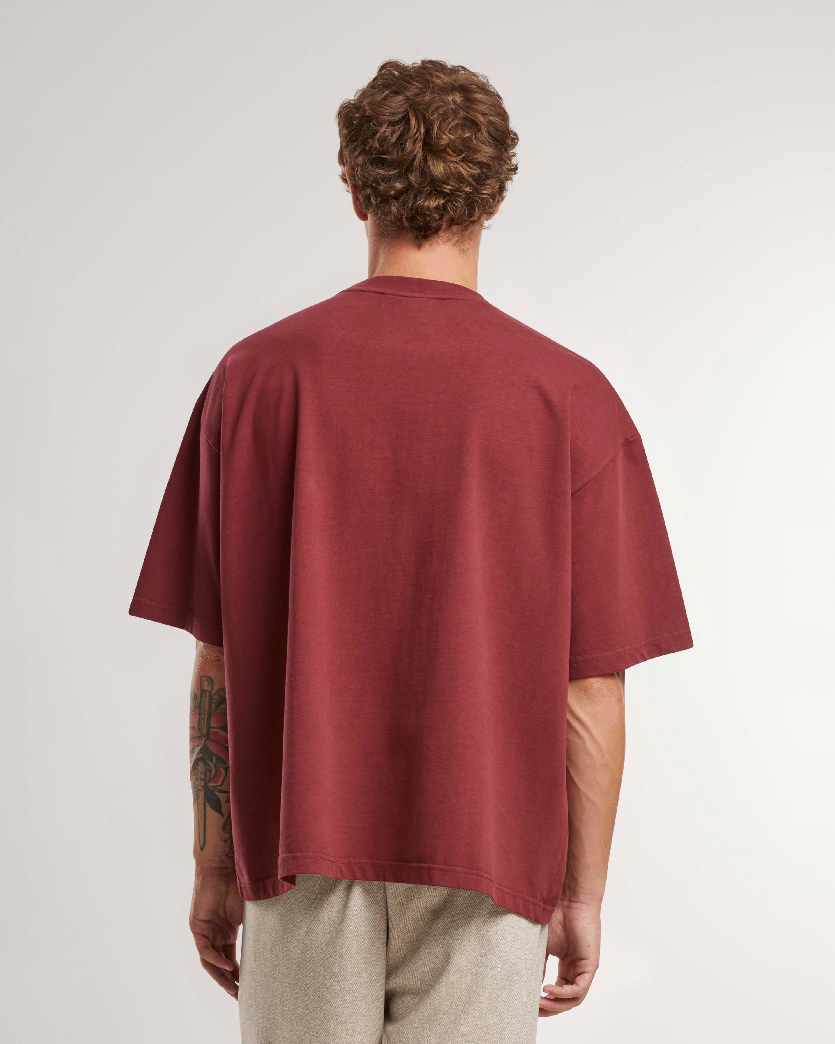 Camden Tee Bordeaux