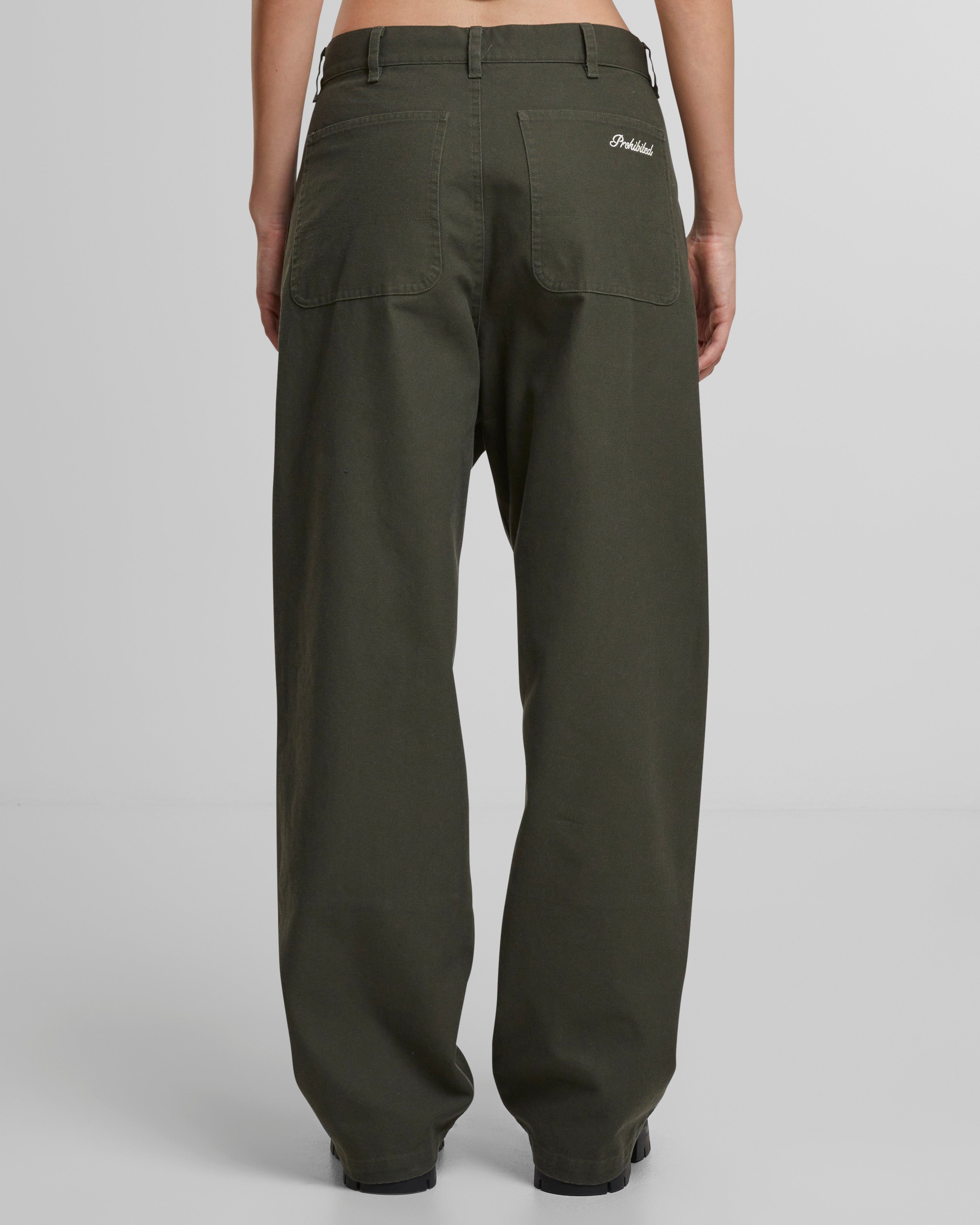 East Ham Carpenter Pants Green