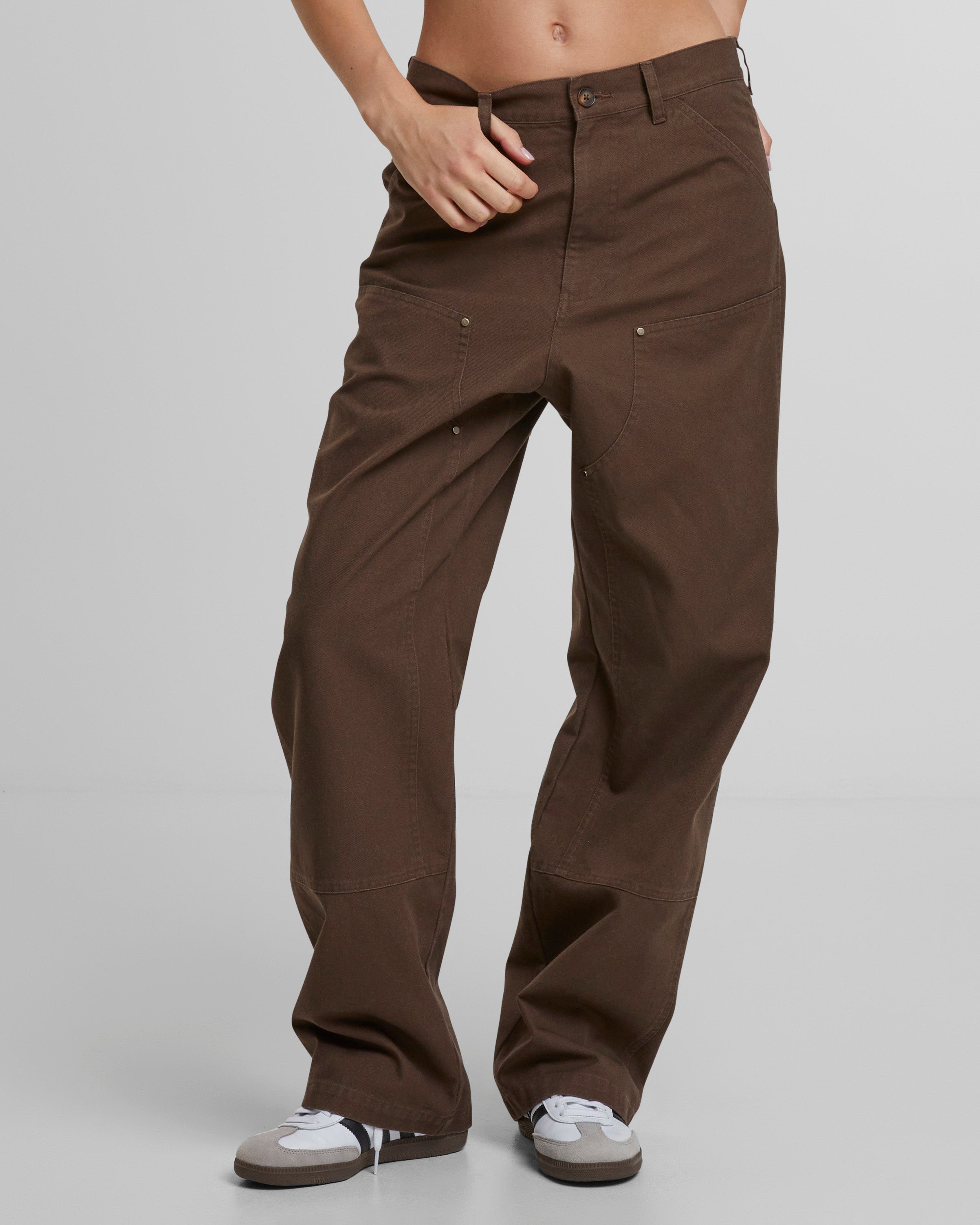 East Ham Carpenter Pants Brown