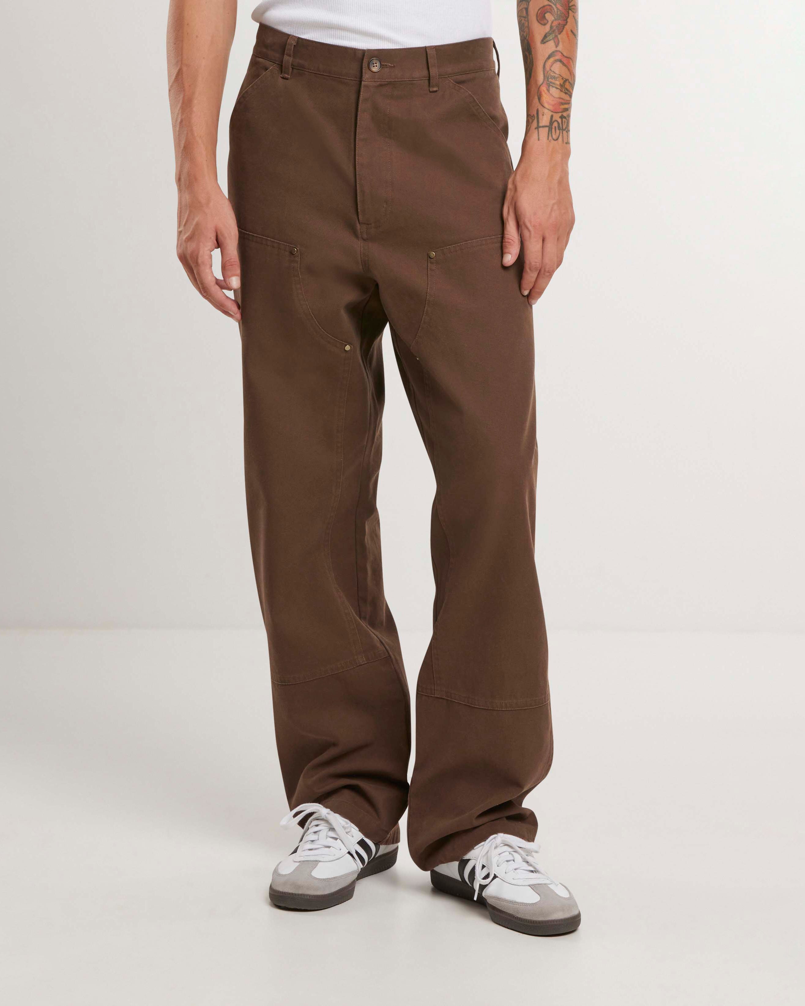 East Ham Carpenter Pants Brown