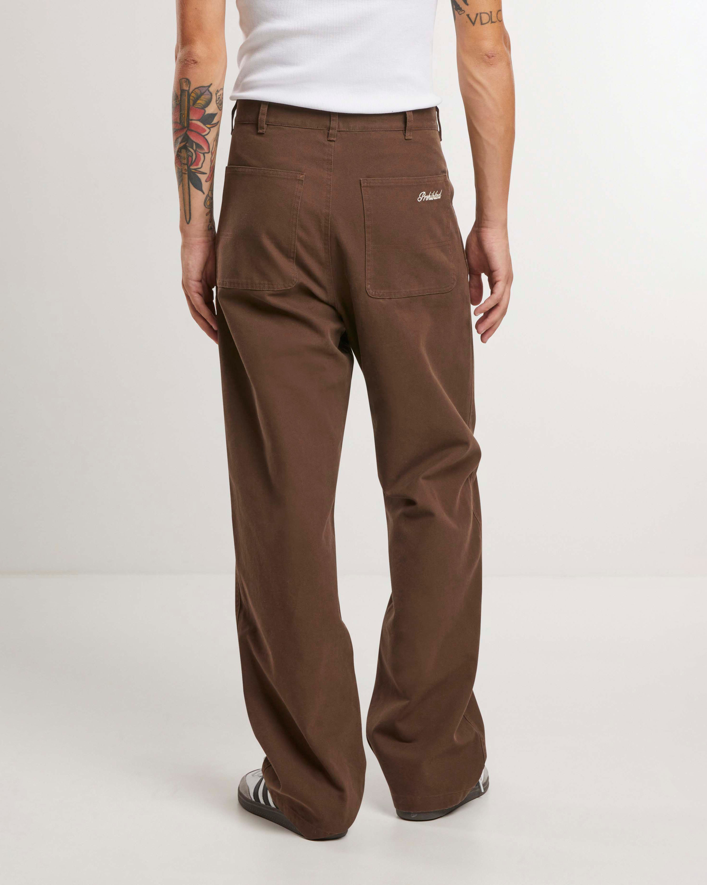 East Ham Carpenter Pants Brown