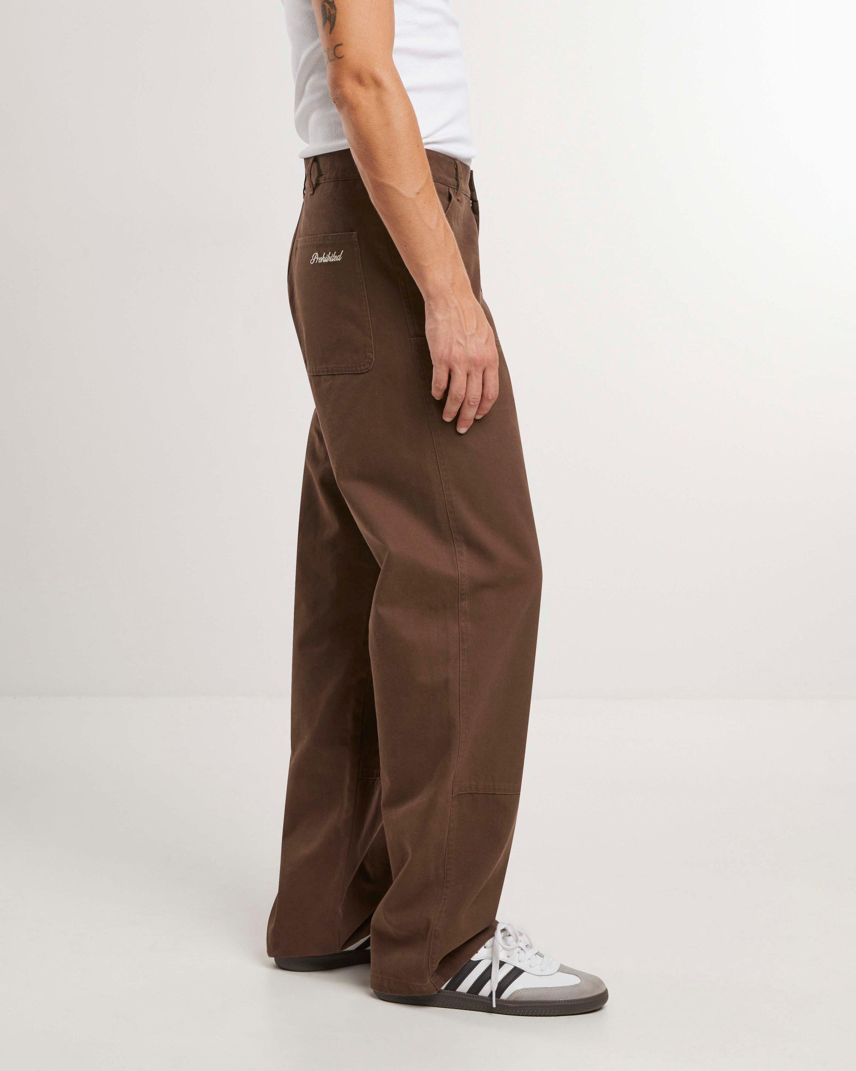 East Ham Carpenter Pants Brown