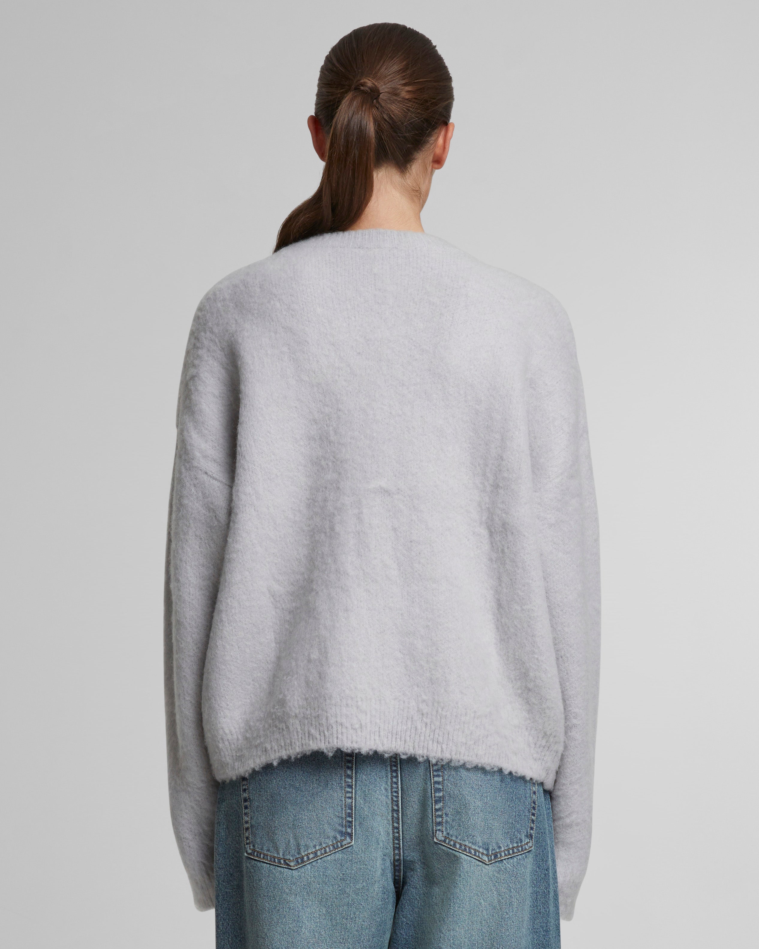 Woolwich Mohair Sweater Grey