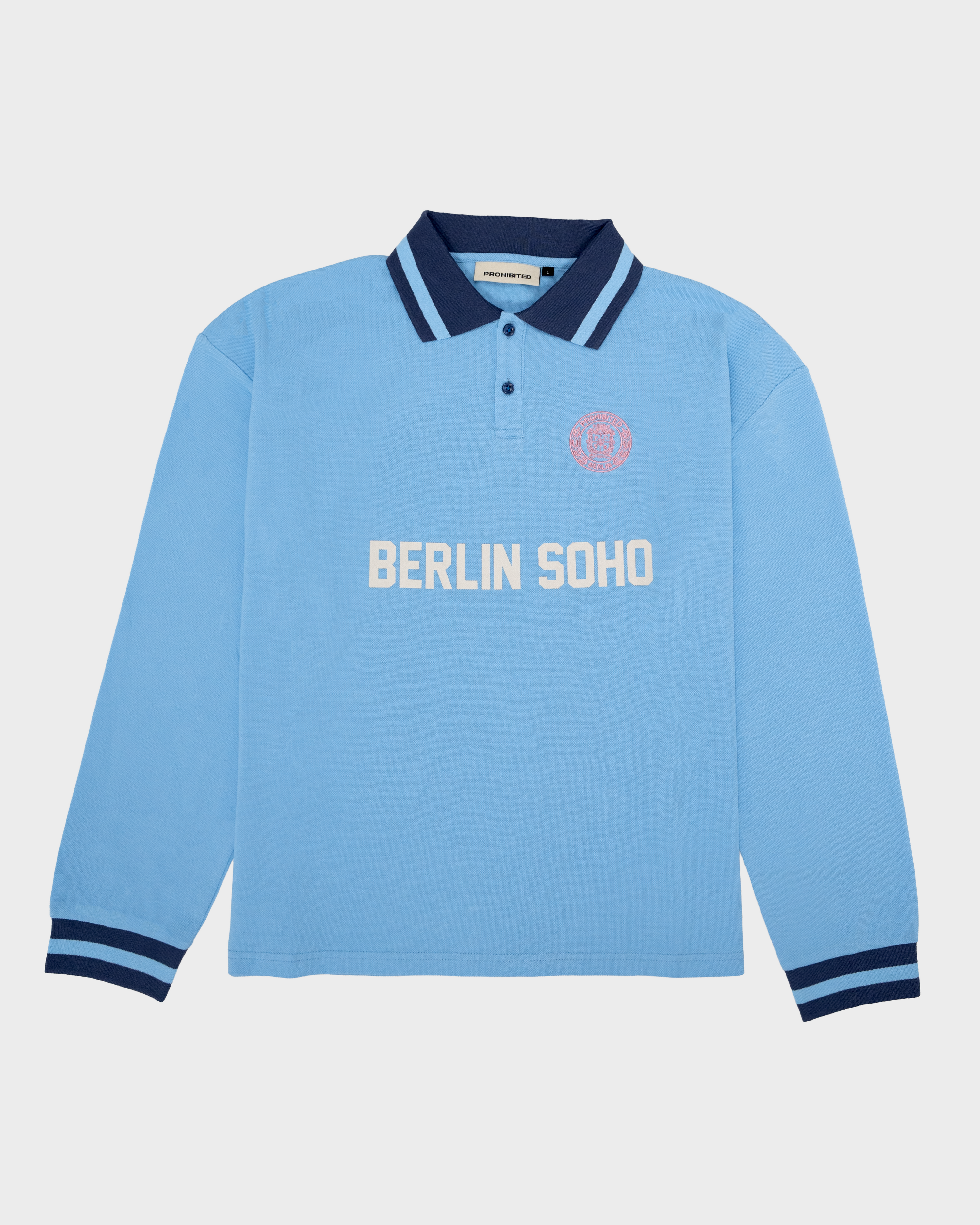 PBFC Polo Longsleeve Aqua