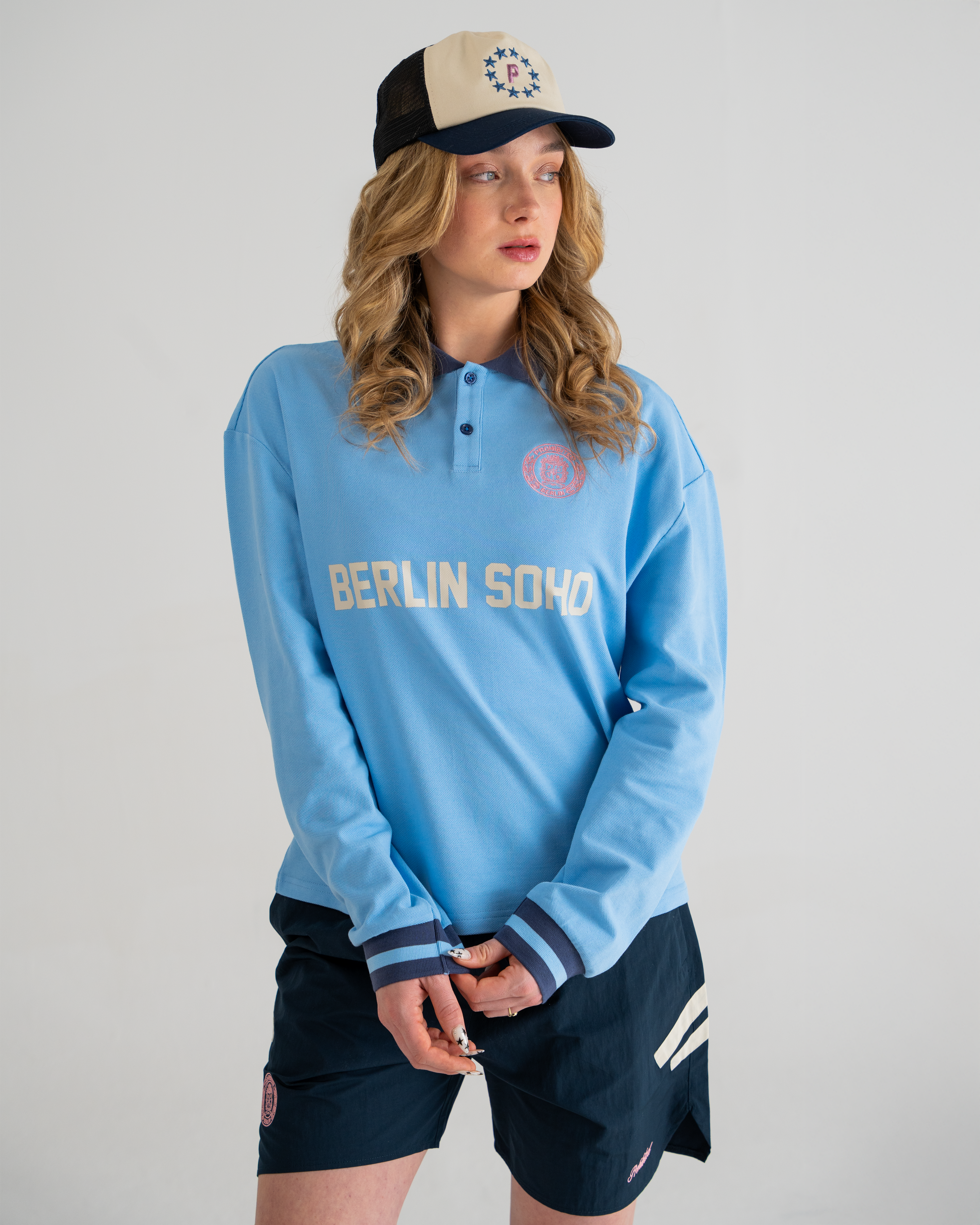 PBFC Polo Longsleeve Aqua