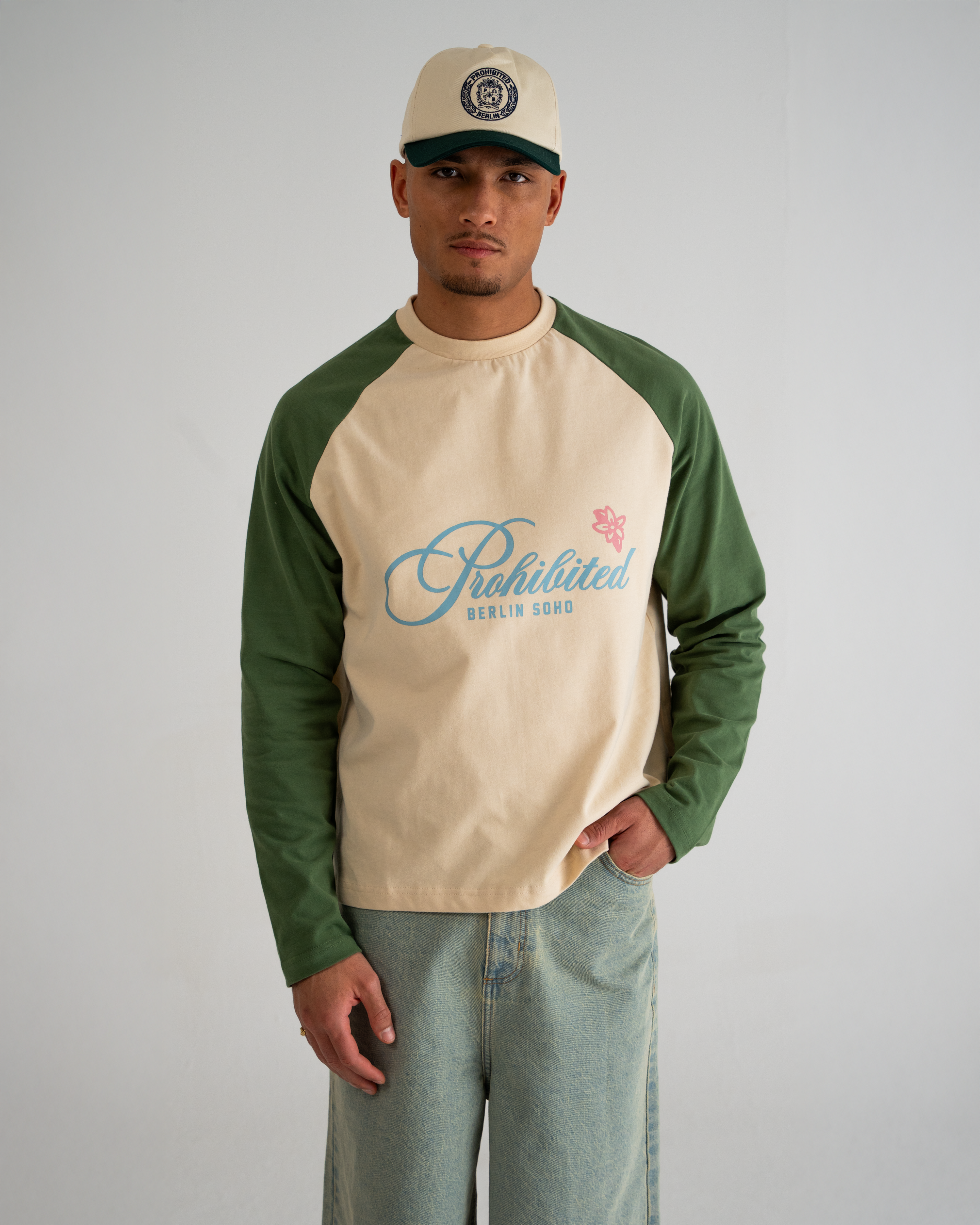 Rosi Raglan Longsleeve  Vintage Green