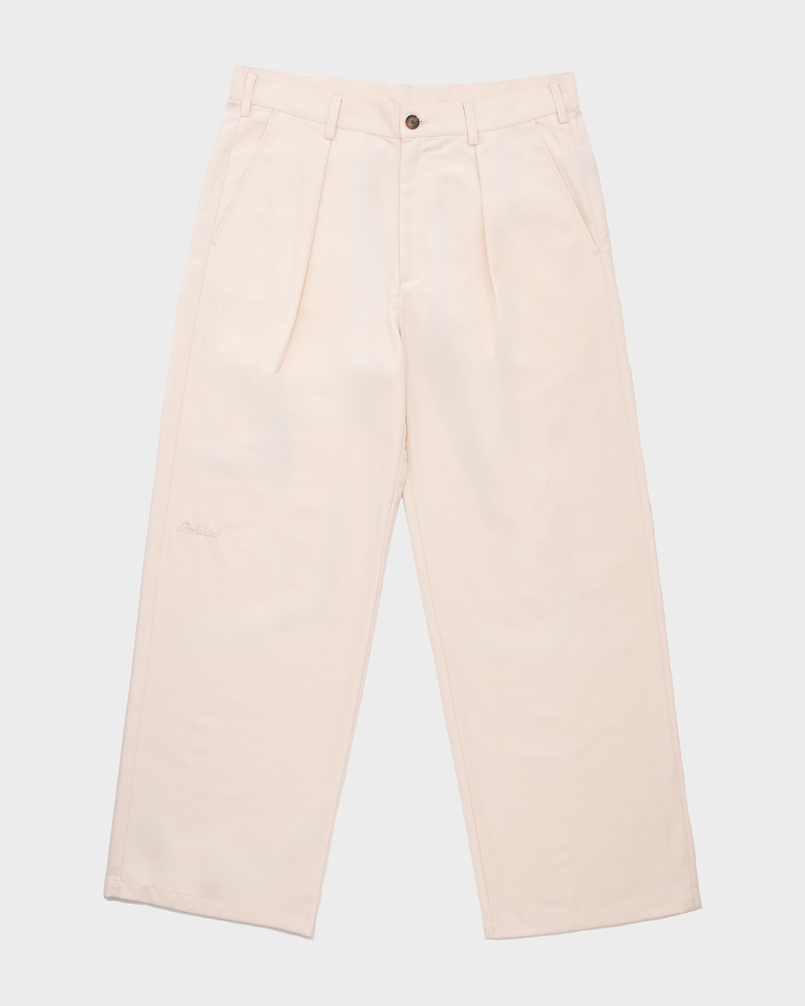 SoHo Pleated Pants Vintage Cream