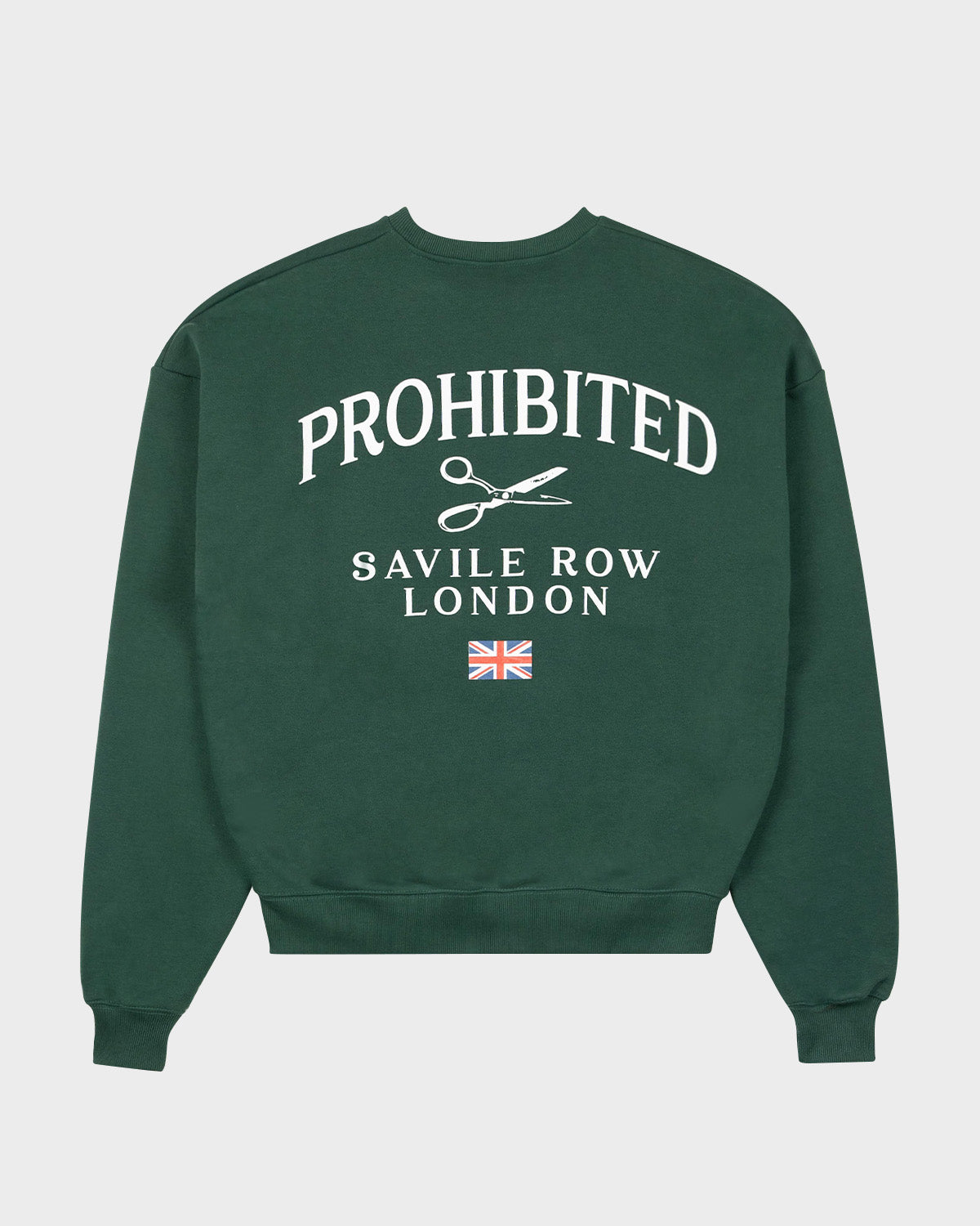 Savile Row Crew Neck British Racing Green