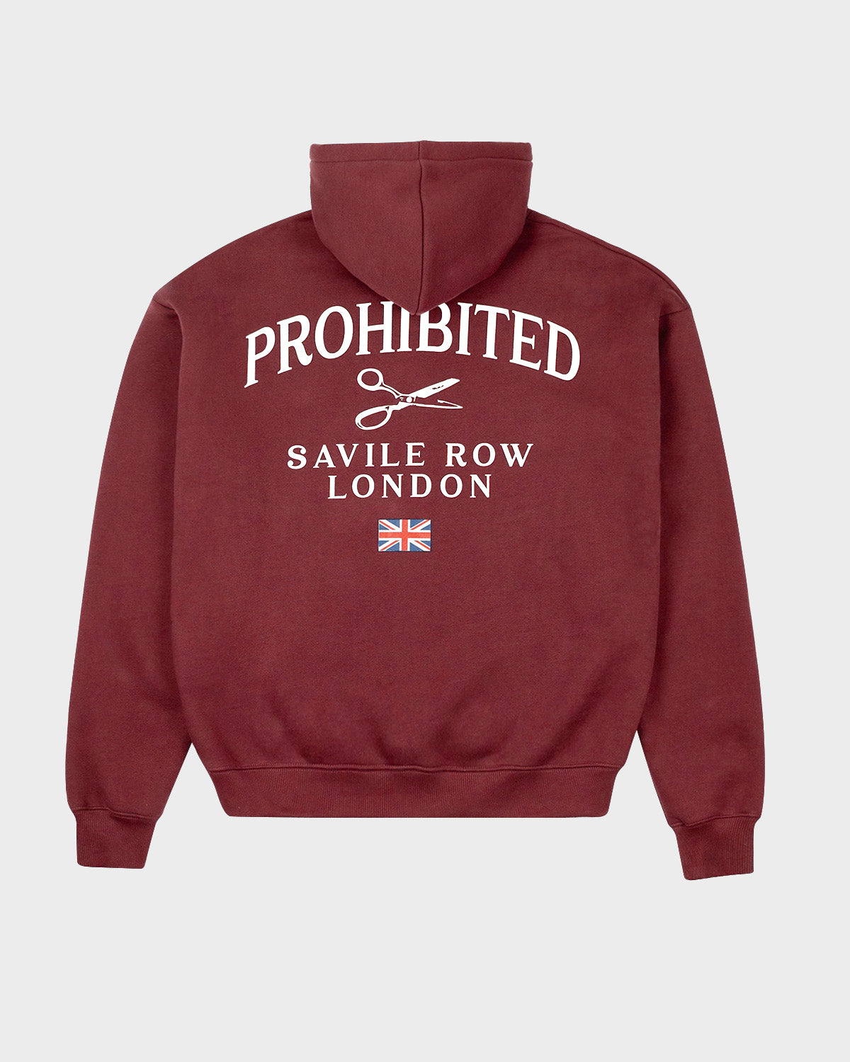 Savile Row Hoodie Bordeaux