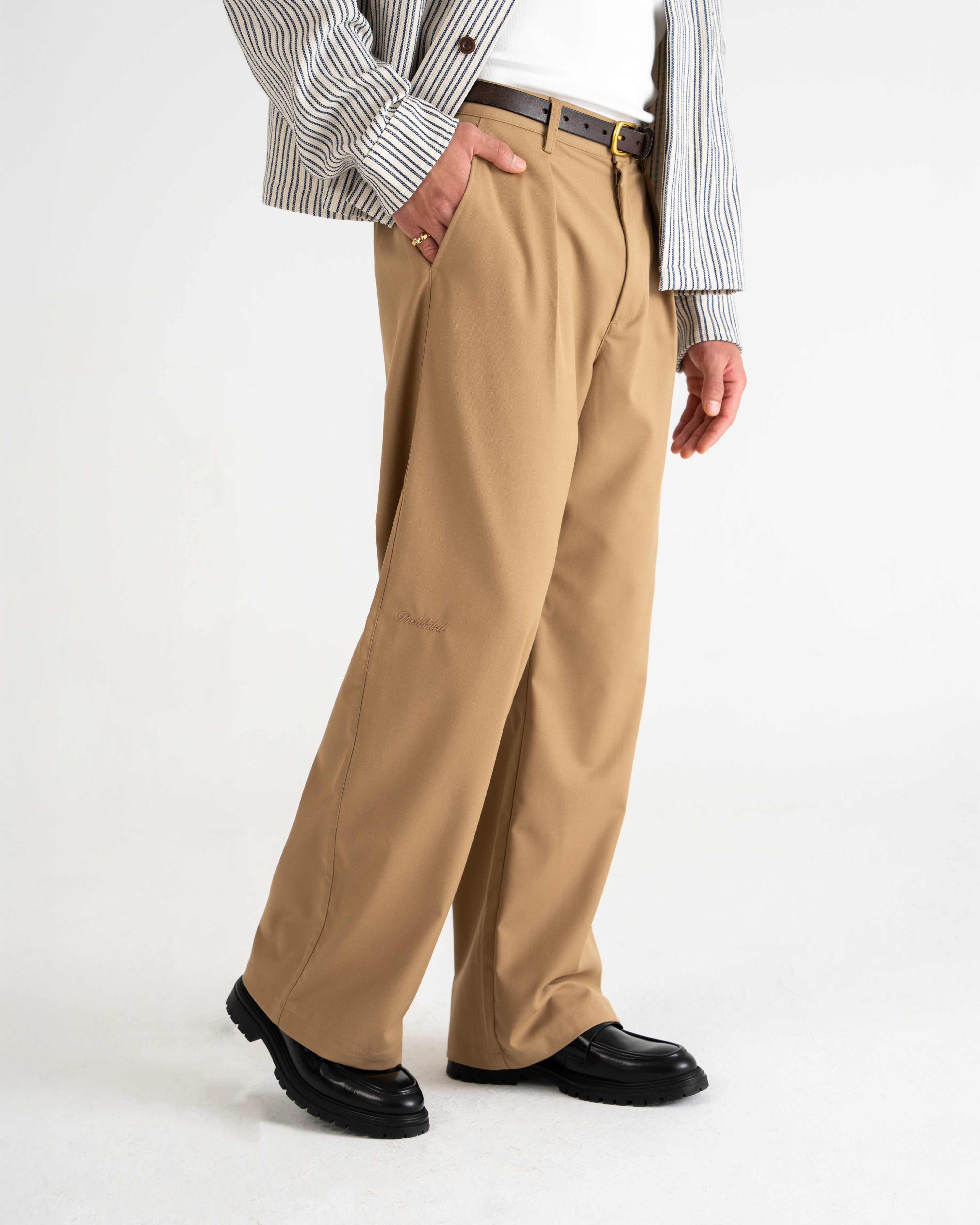 SoHo Pleated Pants Vintage Desert