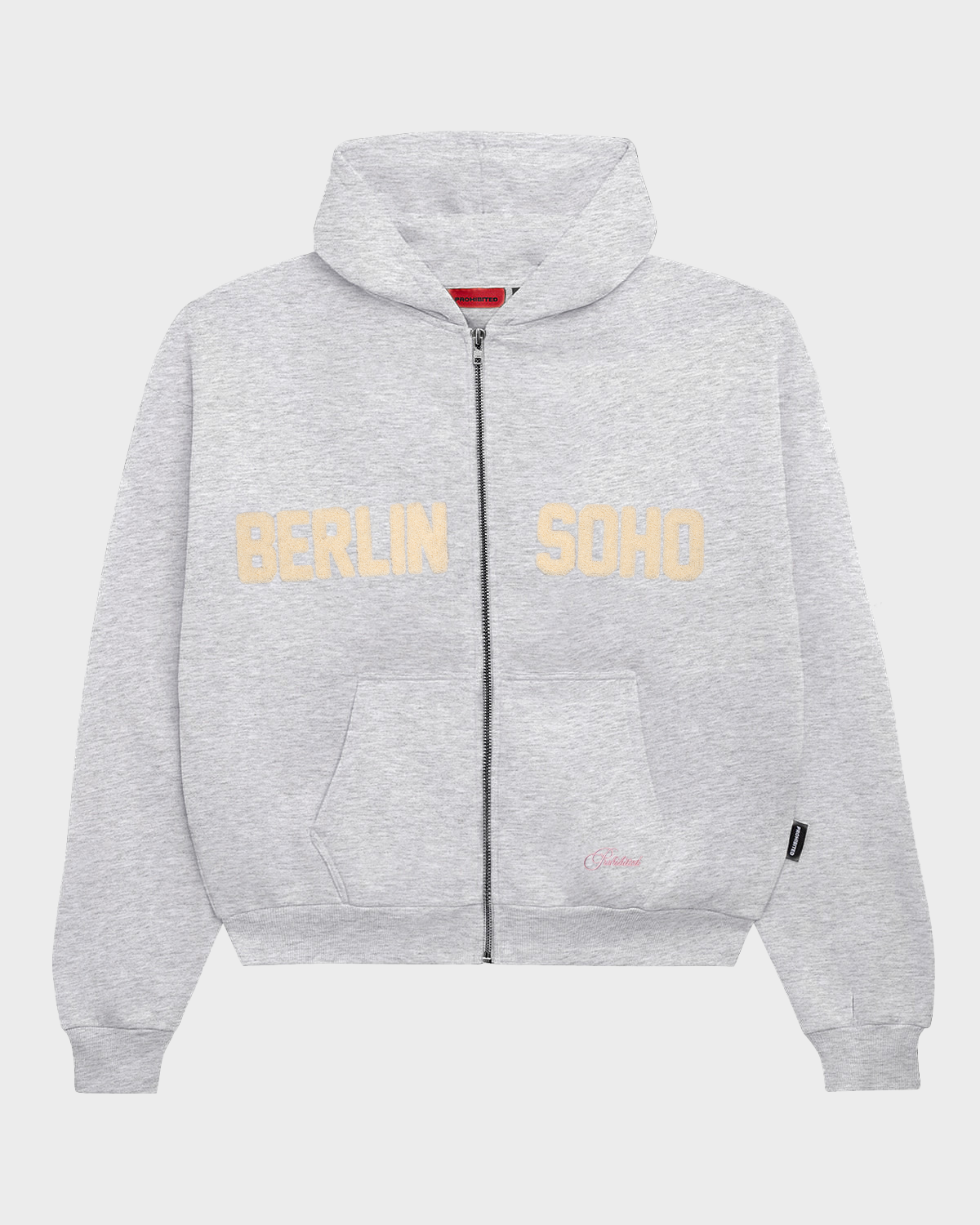 SoHo Zip-Hoodie Grey Melange