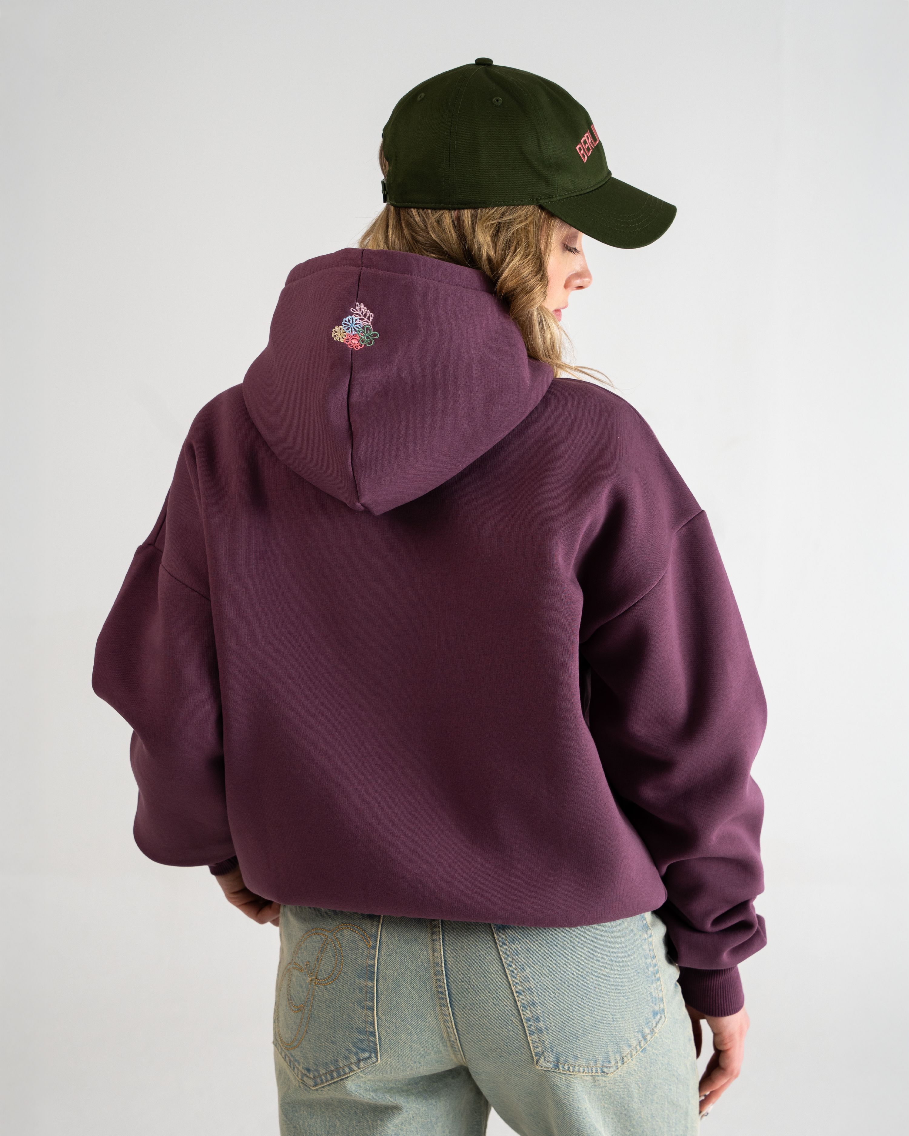 SoHo Zip-Hoodie Plum