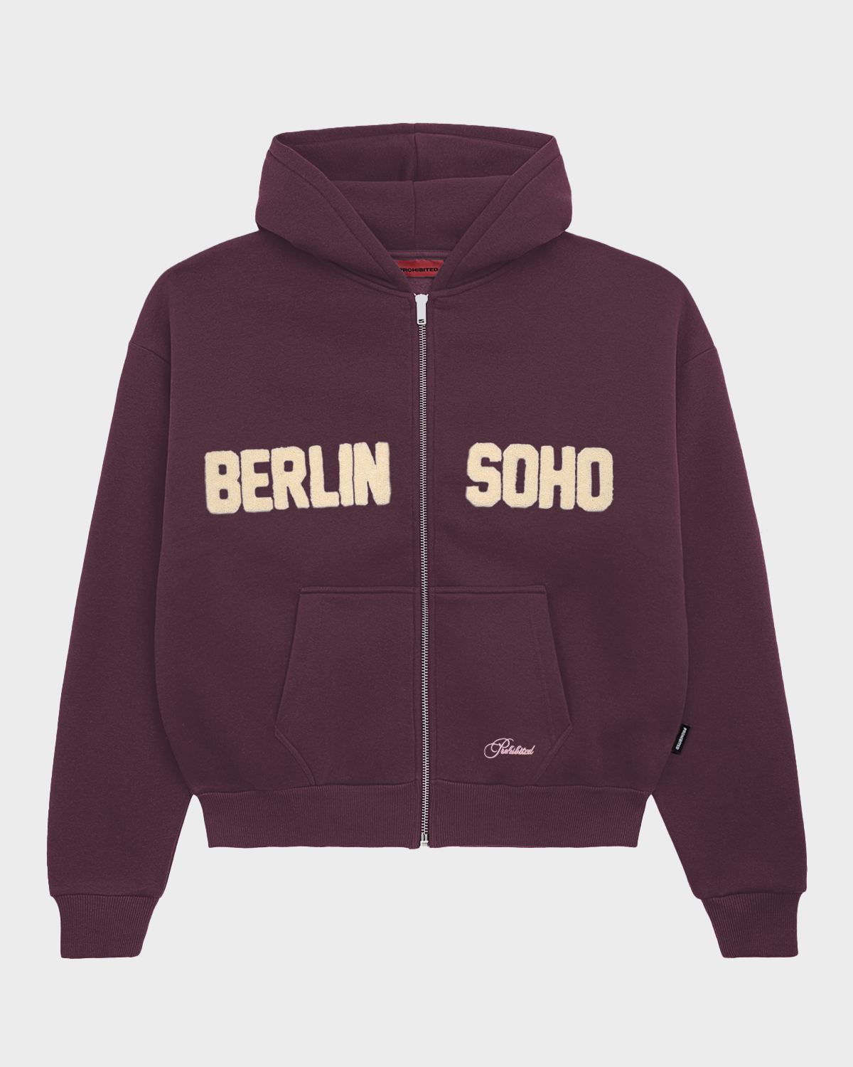 SoHo Zip-Hoodie Plum