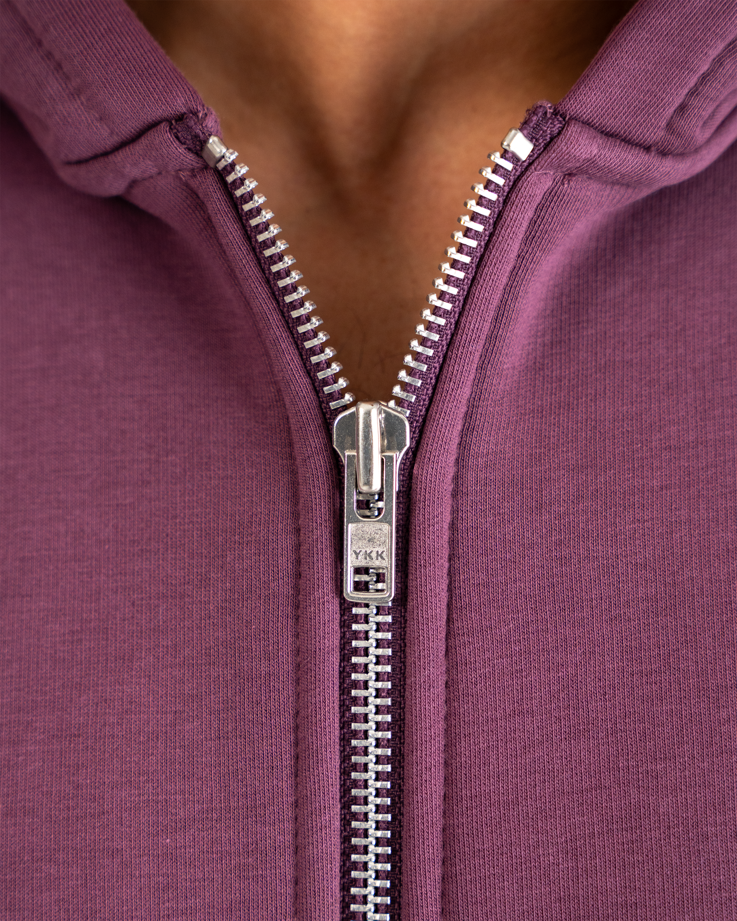 SoHo Zip-Hoodie Plum