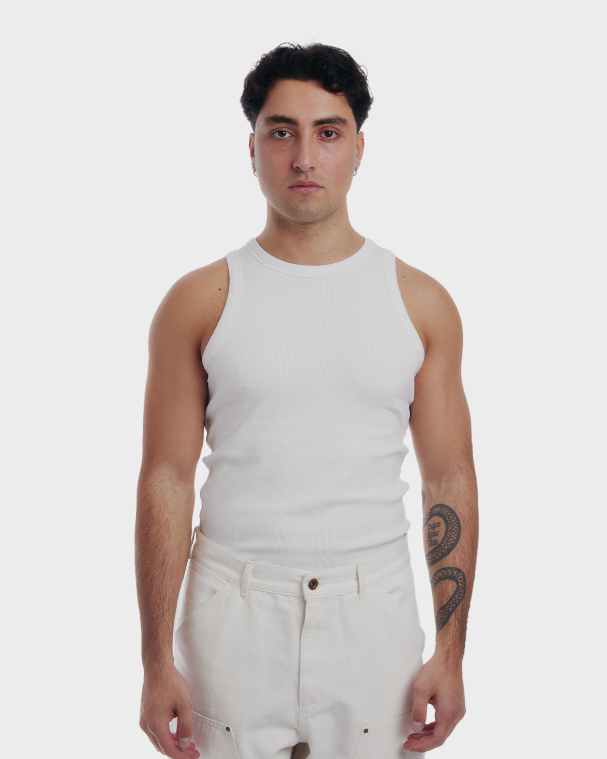 2x Tank Top Off-White/Black