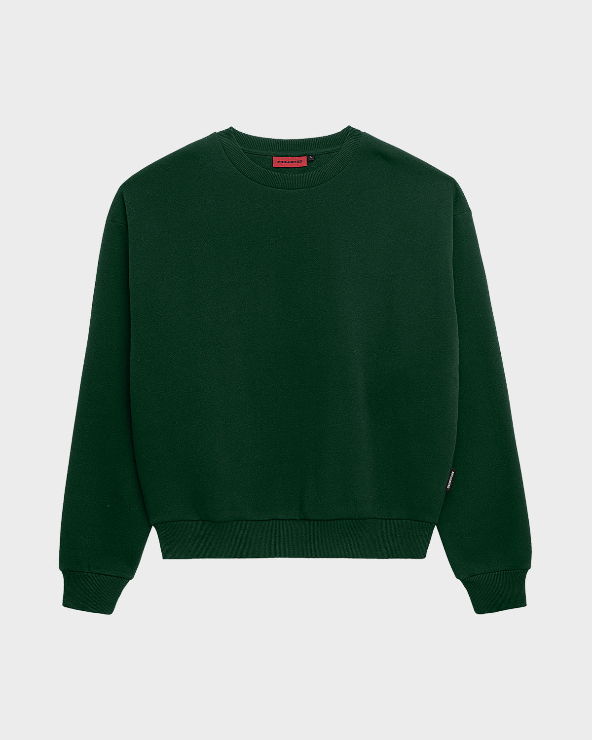 Oversized Crew Neck British Racing Green