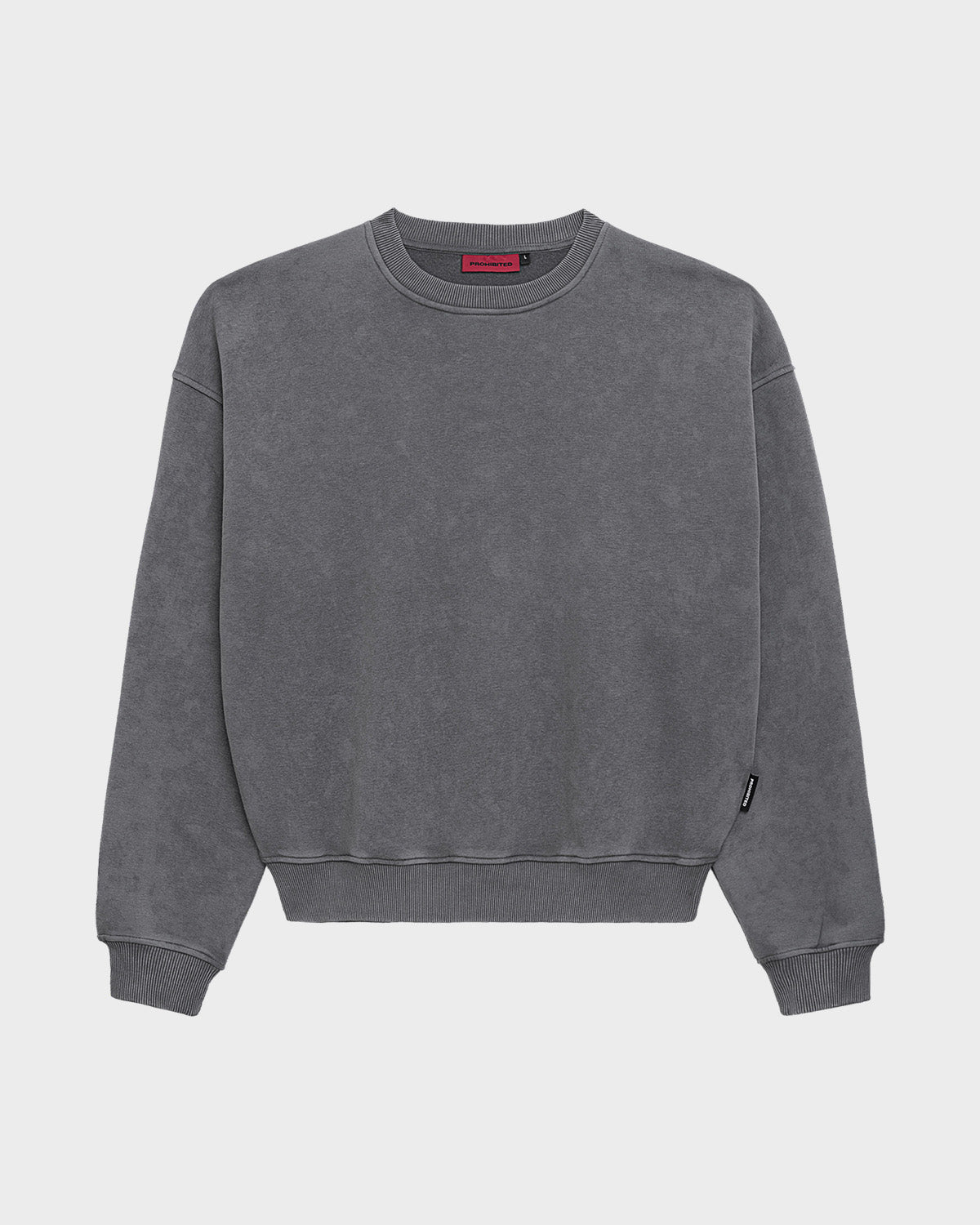 Oversized Crew Neck Grey (Stone Washed)