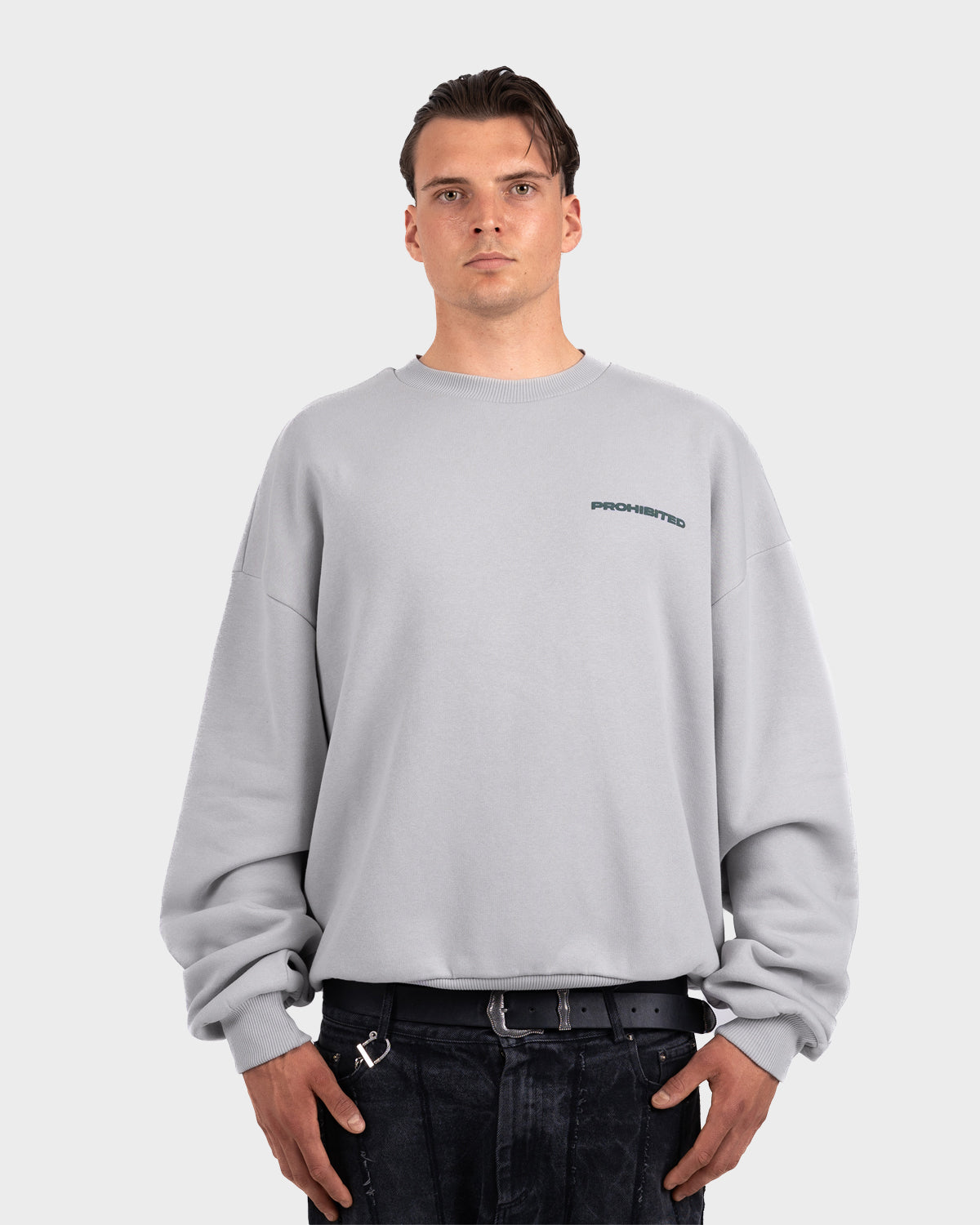 10119 Crew Neck Light-Grey