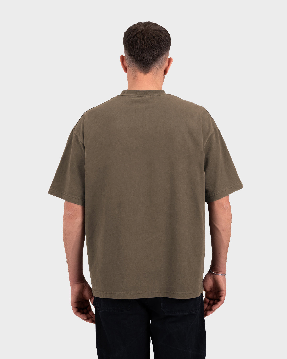 Oversized Tee Mokka (Stone Washed)