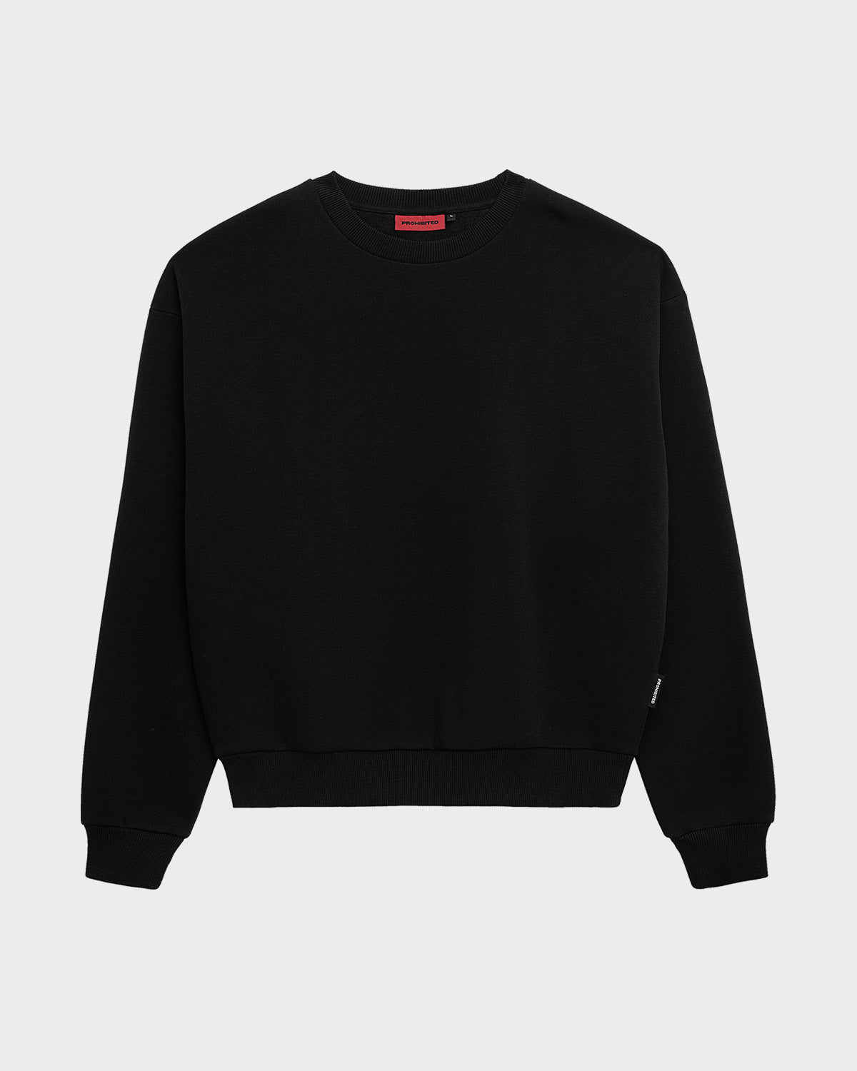 Oversized Crew Neck Black