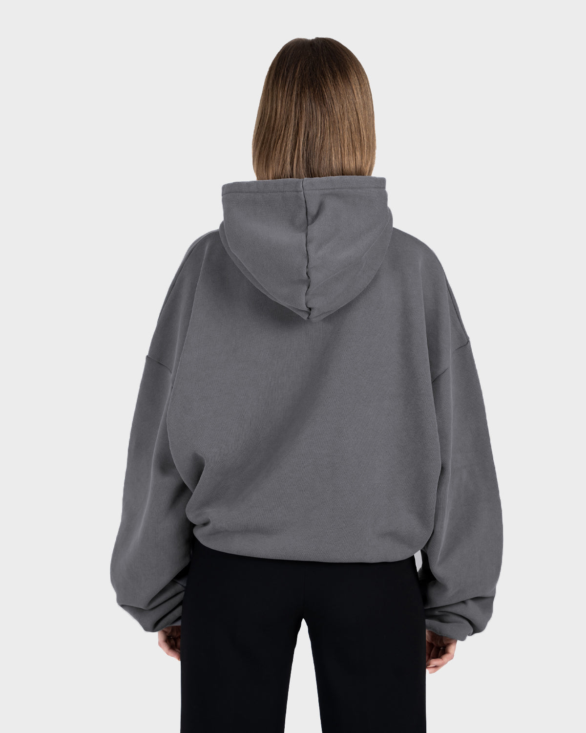 Heavy Oversized Hoodie Grey (Stone Washed)