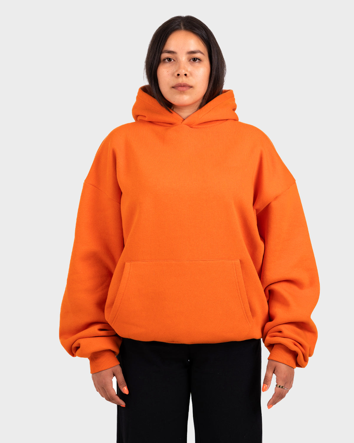 Oversized Hoodie Orange