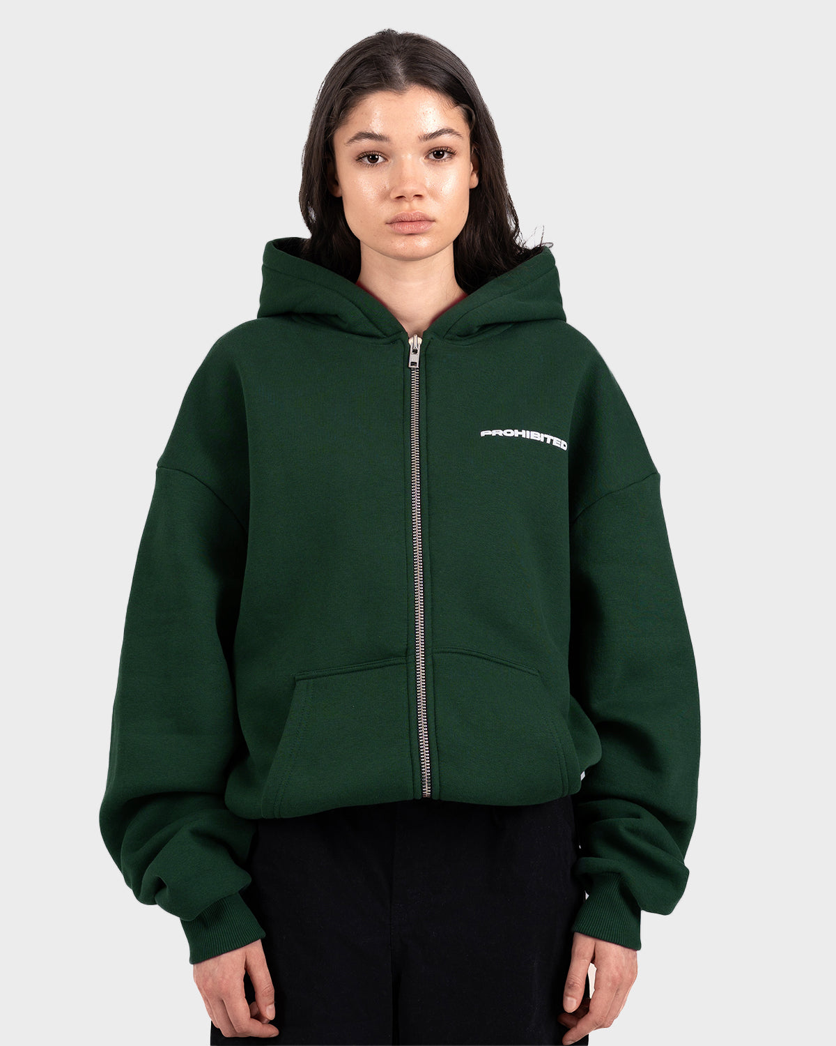 10119 Zip-Hoodie British Racing Green