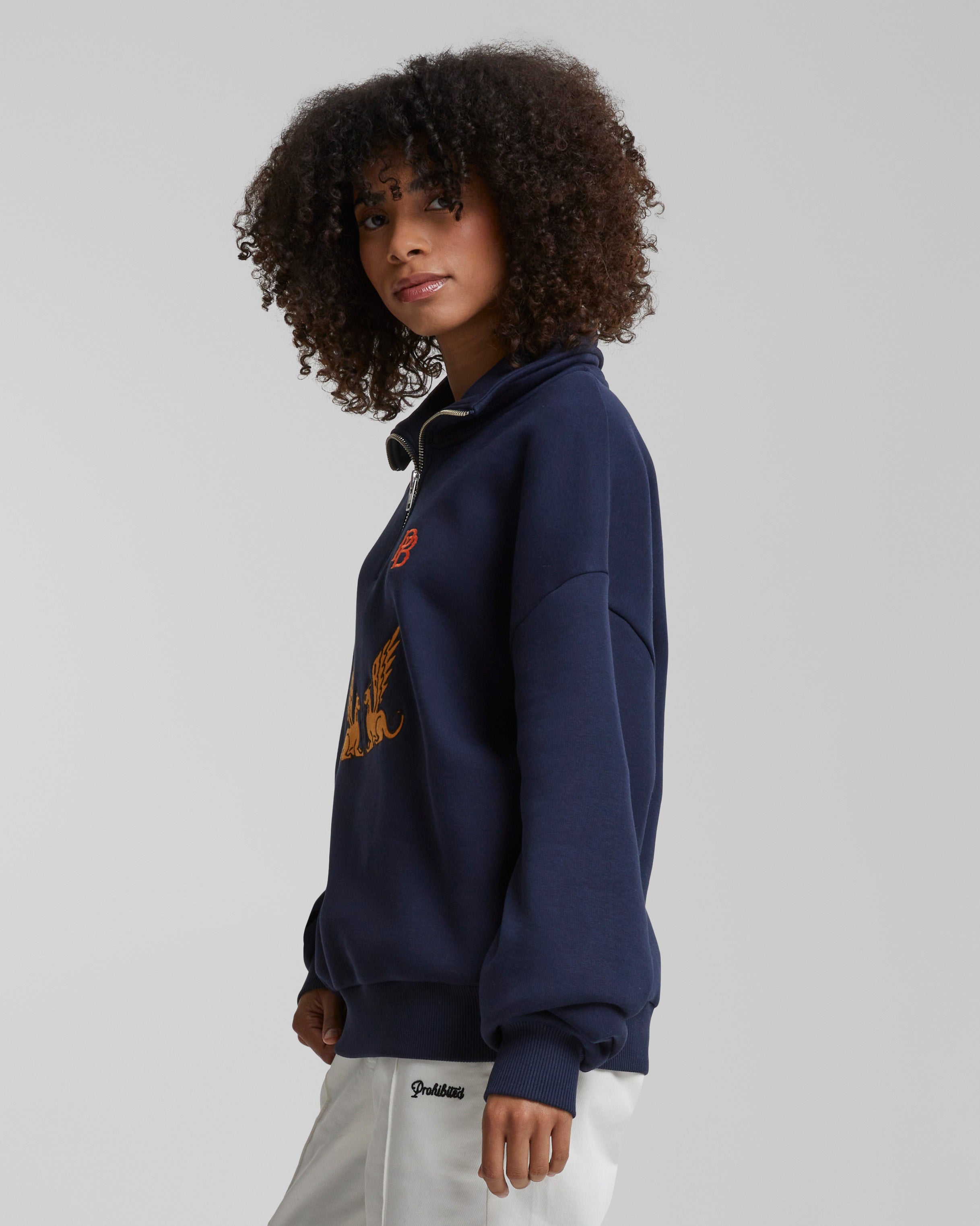 Griffin Half-Zip Navy