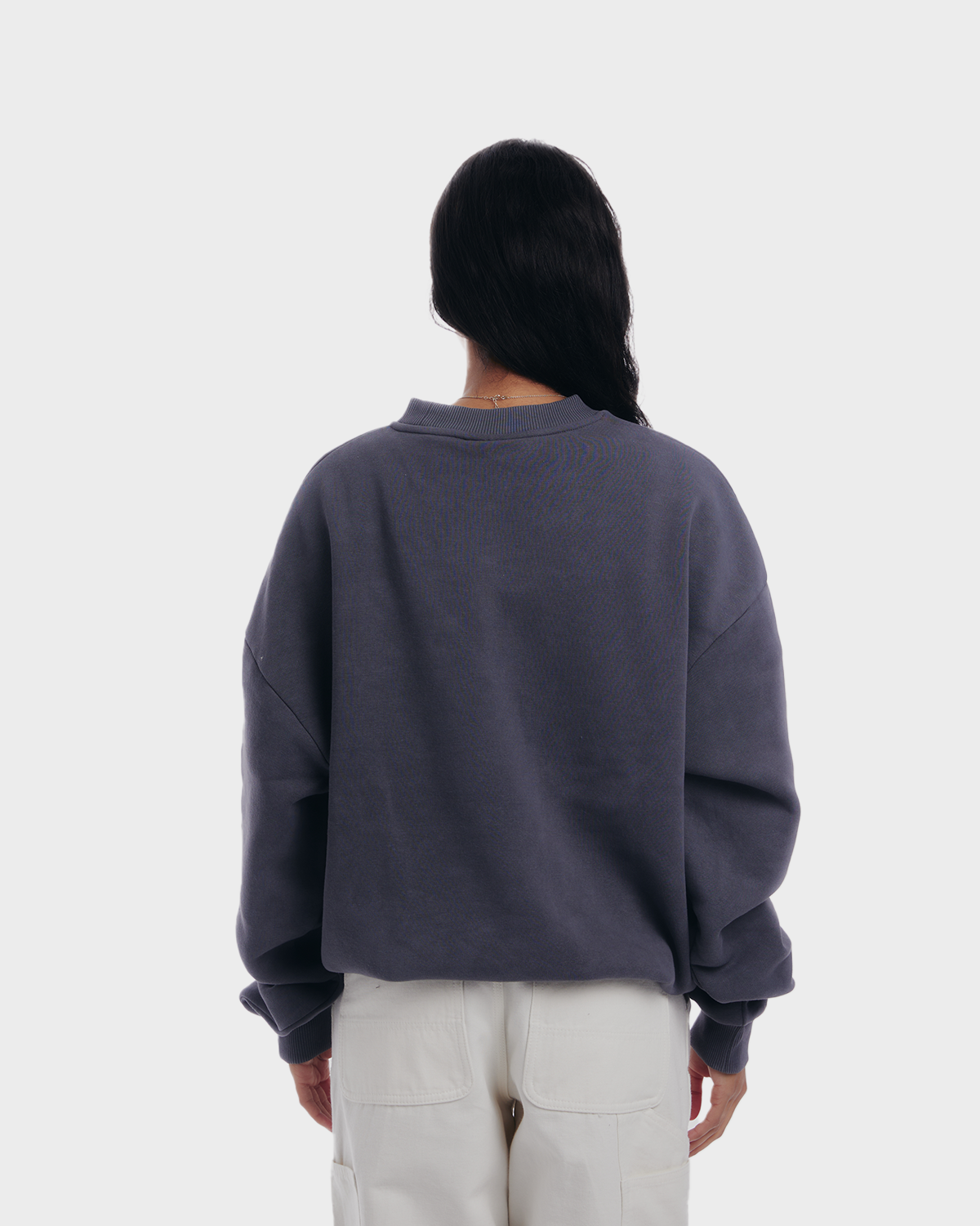 Oversized Crew Neck Grey (Stone Washed)