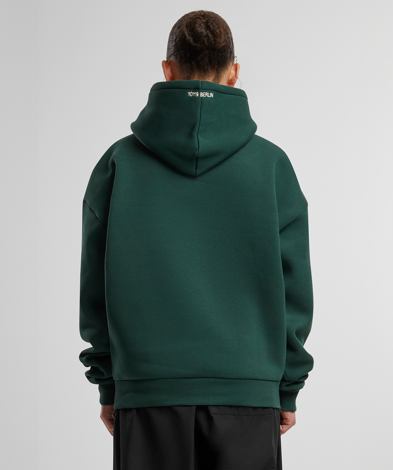 10119 Hoodie Embroidery British Racing Green