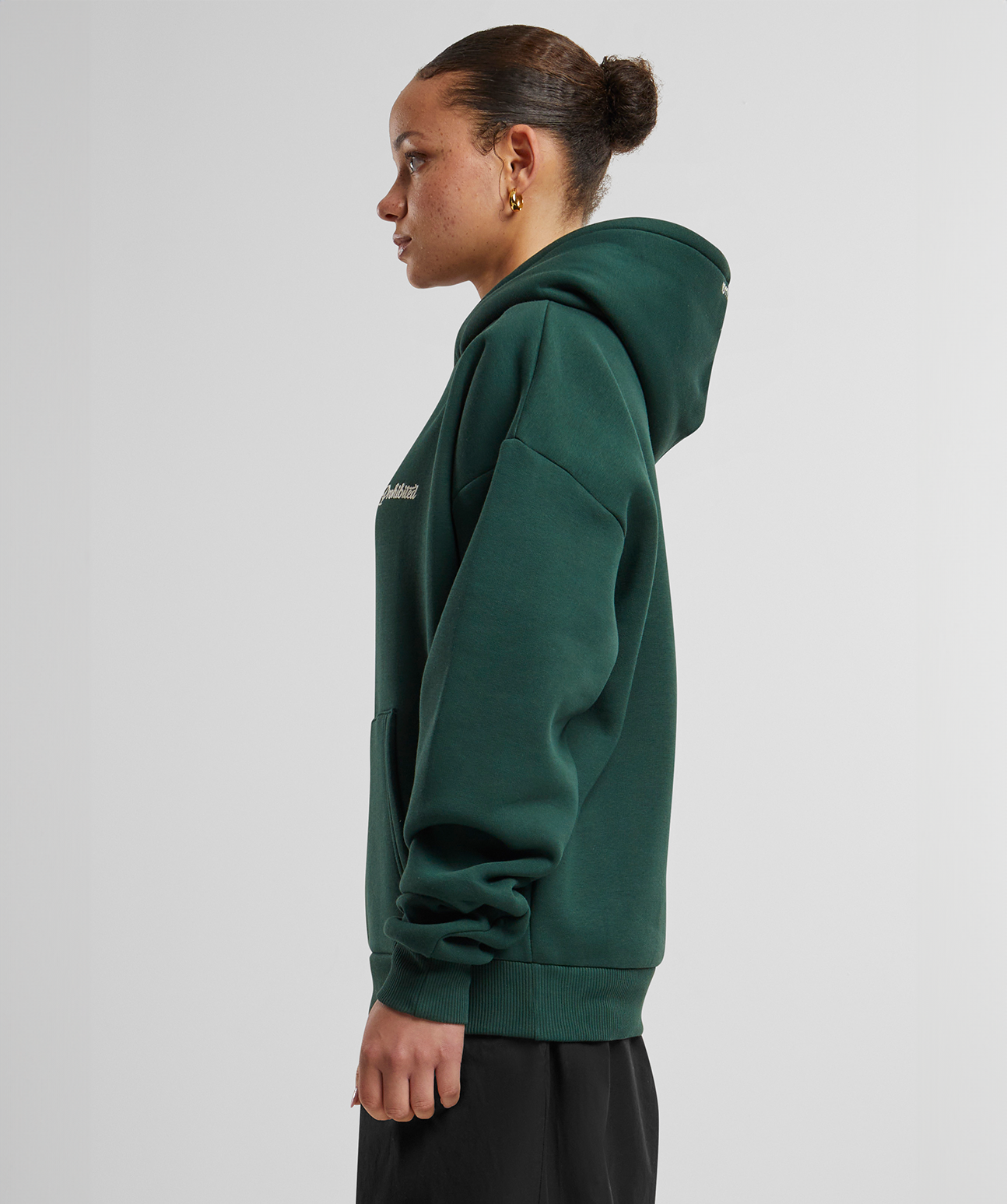 10119 Hoodie Embroidery British Racing Green