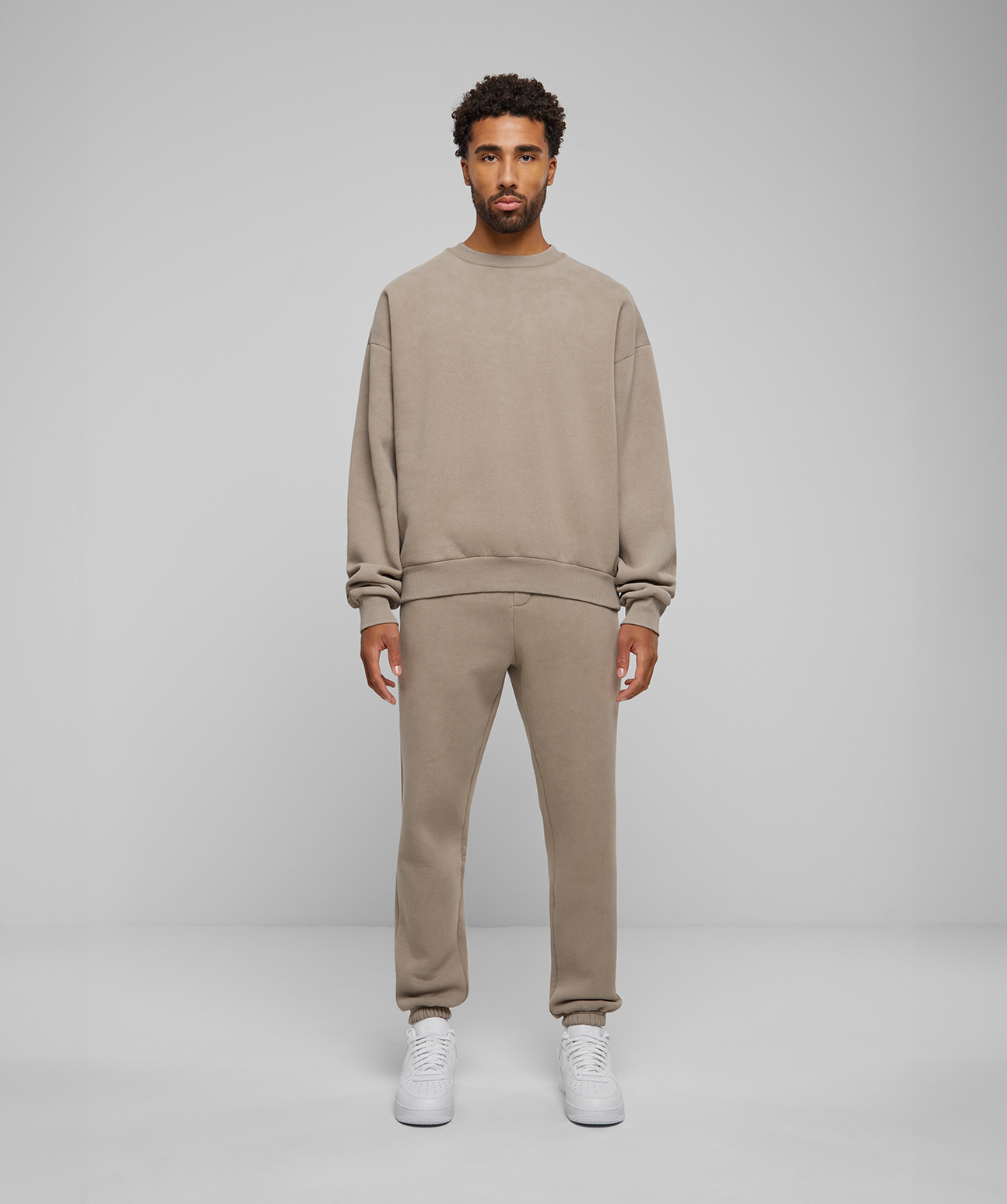 Oversized Crew Neck Sand