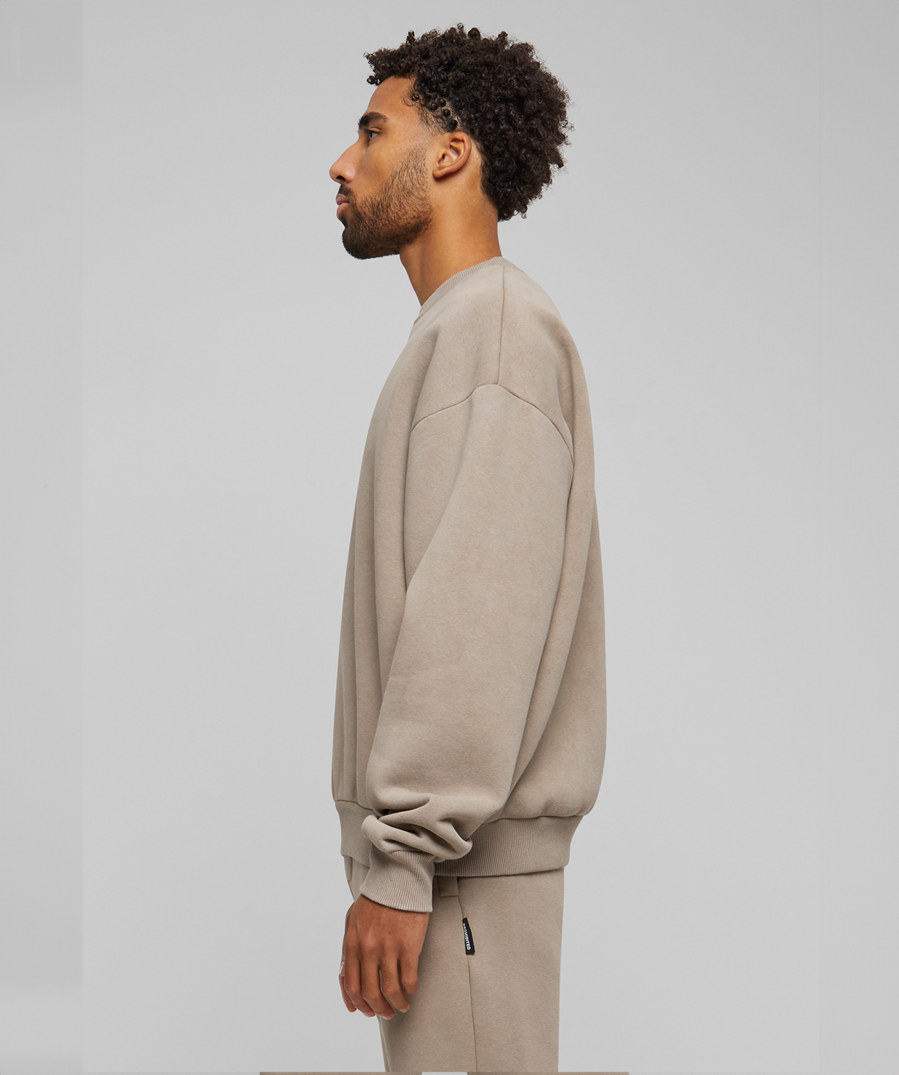 Oversized Crew Neck Sand