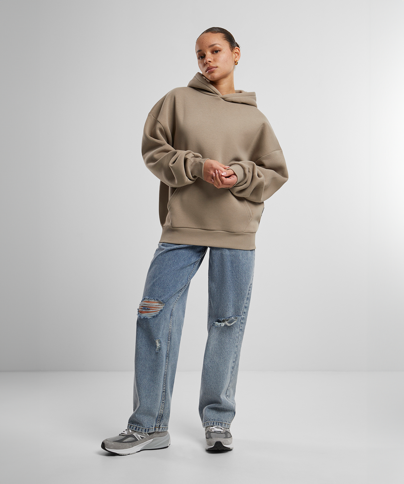 Oversized Hoodie Sand